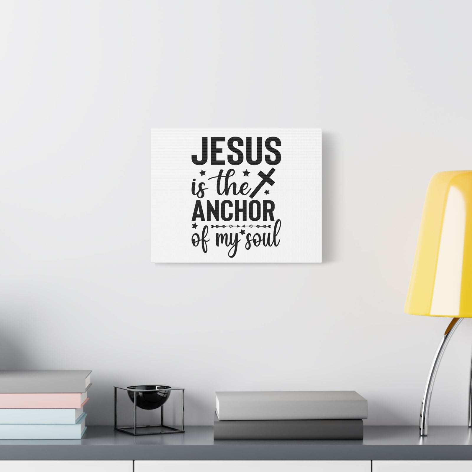 Scripture Canvas Anchor Of My Soul Psalm 62:5 Christian Wall Art Bible Verse Print Ready to Hang-Express Your Love Gifts