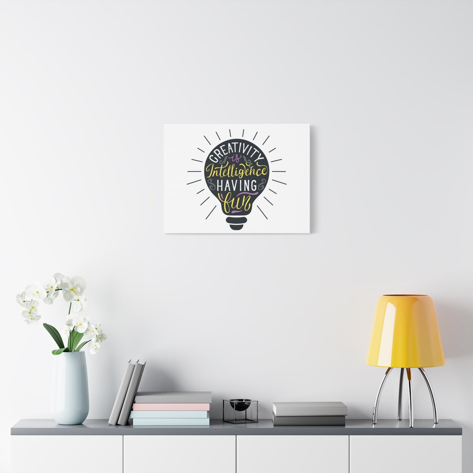 Inspirational Quote Canvas Creativity Wall Art Motivational Motto Inspiring Prints Artwork Decor Ready to Hang-Express Your Love Gifts
