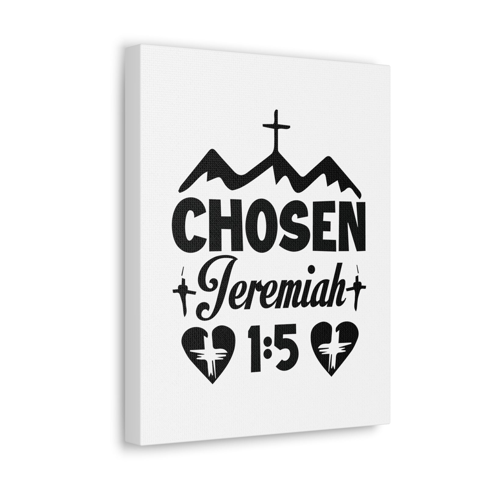 Scripture Walls Jeremiah 1:5 Chosen Bible Verse Canvas Christian Wall Art Ready to Hang Unframed-Express Your Love Gifts