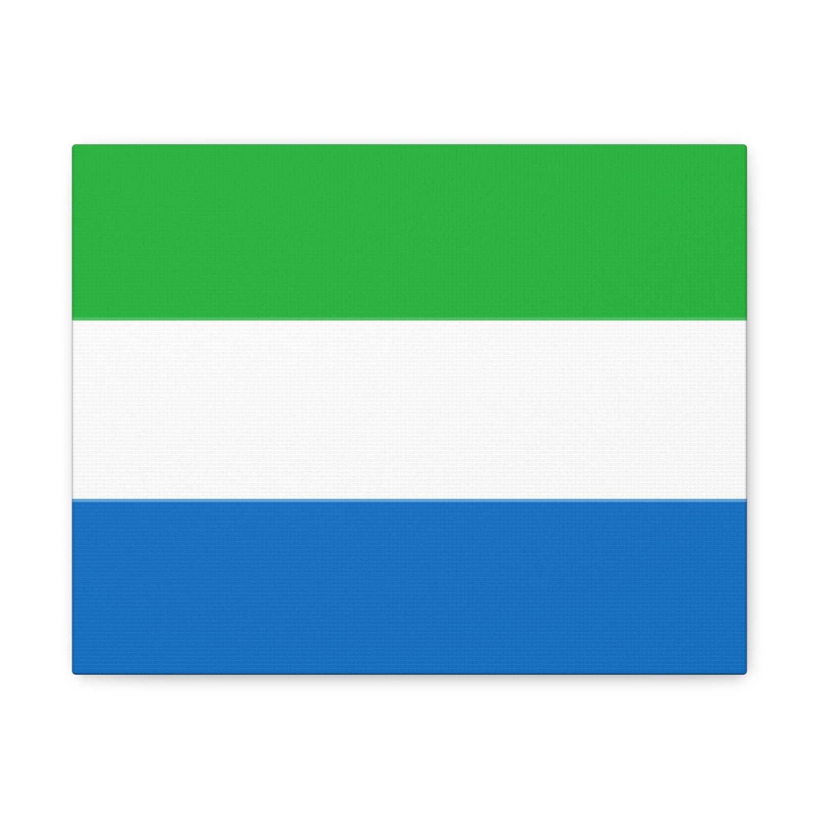 Sierra Leone Country Flag Canvas Vibrant Wall Art Unframed Home Decor-Express Your Love Gifts