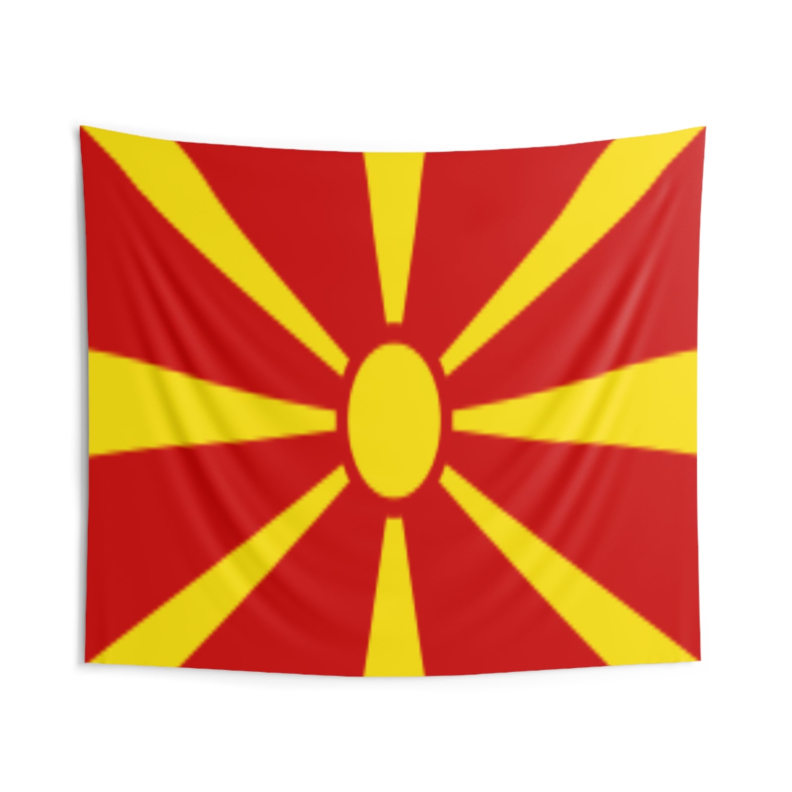 North Macedonia Country Flag Wall Hanging Tapestry-Express Your Love Gifts