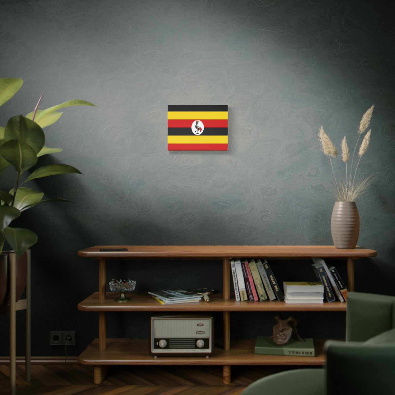 Uganda Country Flag Canvas Vibrant Wall Art Unframed Home Decor-Express Your Love Gifts
