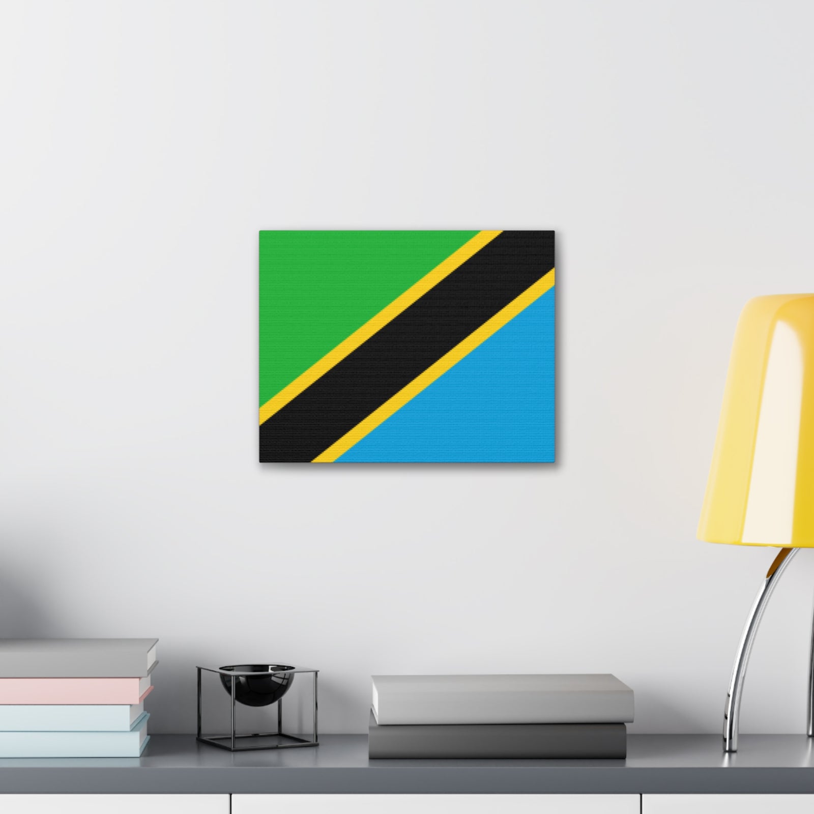 Tanzania Country Flag Canvas Vibrant Wall Art Unframed Home Decor-Express Your Love Gifts