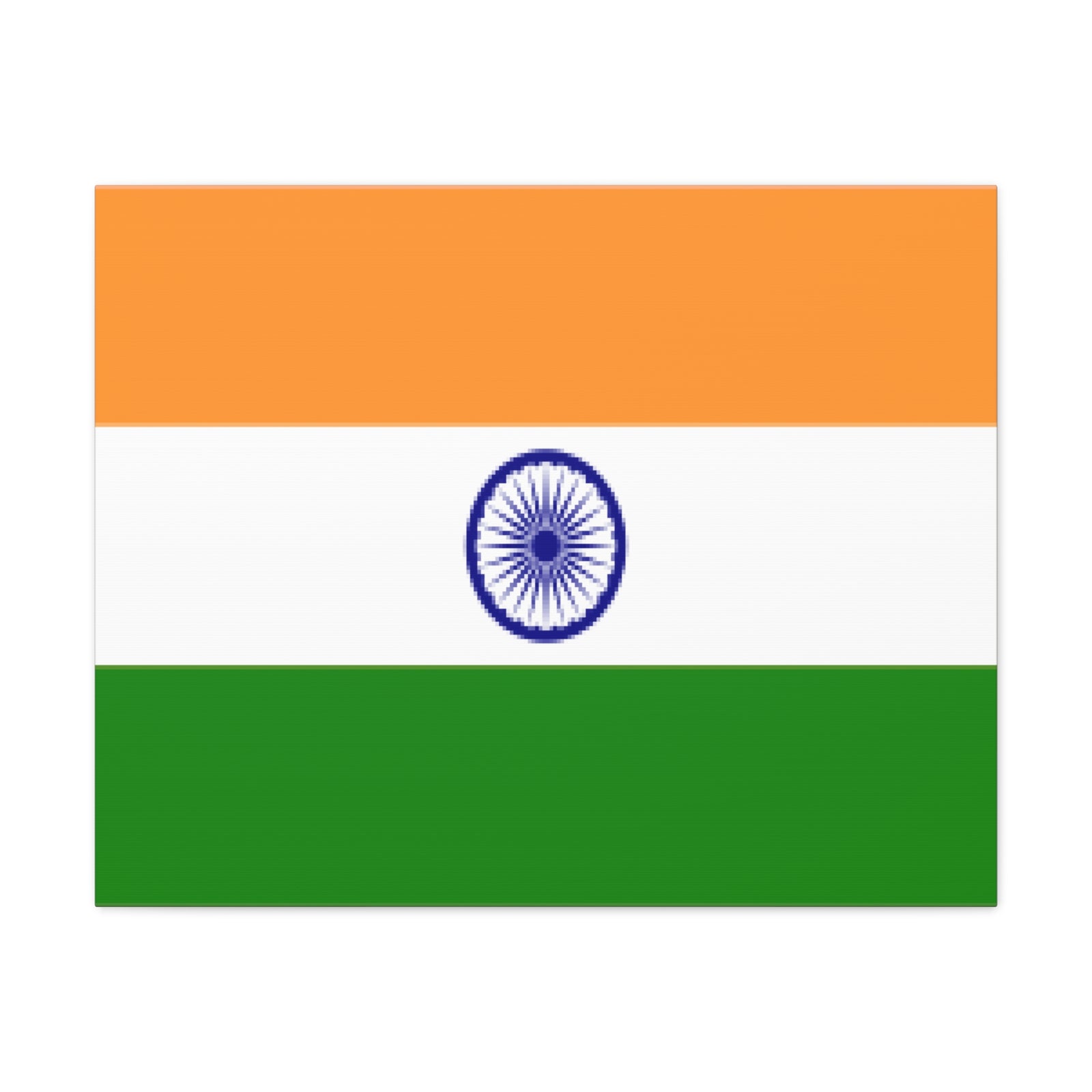 India Country Flag Canvas Vibrant Wall Art Unframed Home Decor-Express Your Love Gifts