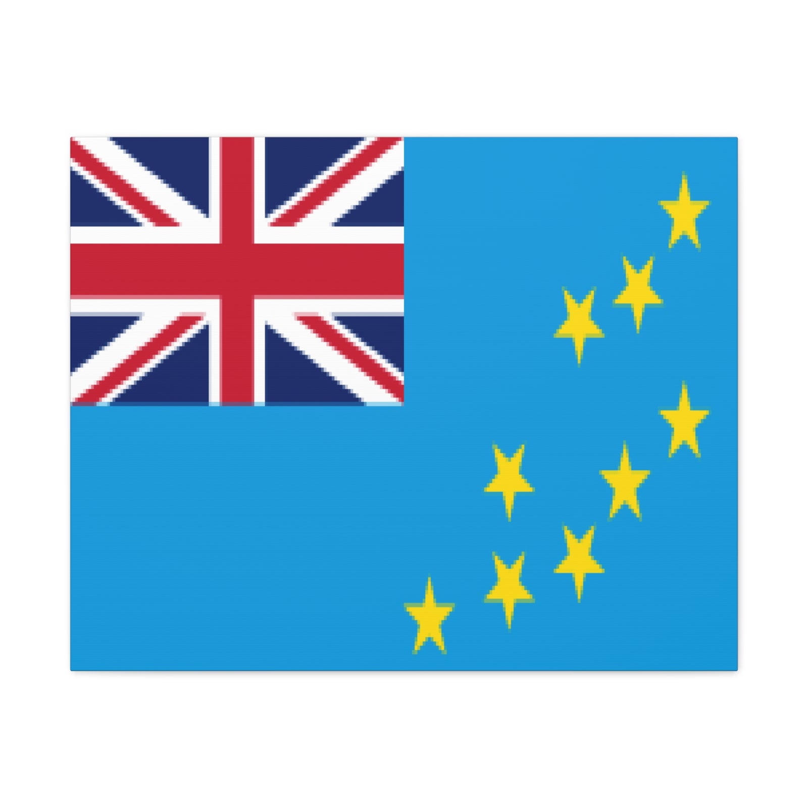 Tuvalu Country Flag Canvas Vibrant Wall Art Unframed Home Decor-Express Your Love Gifts