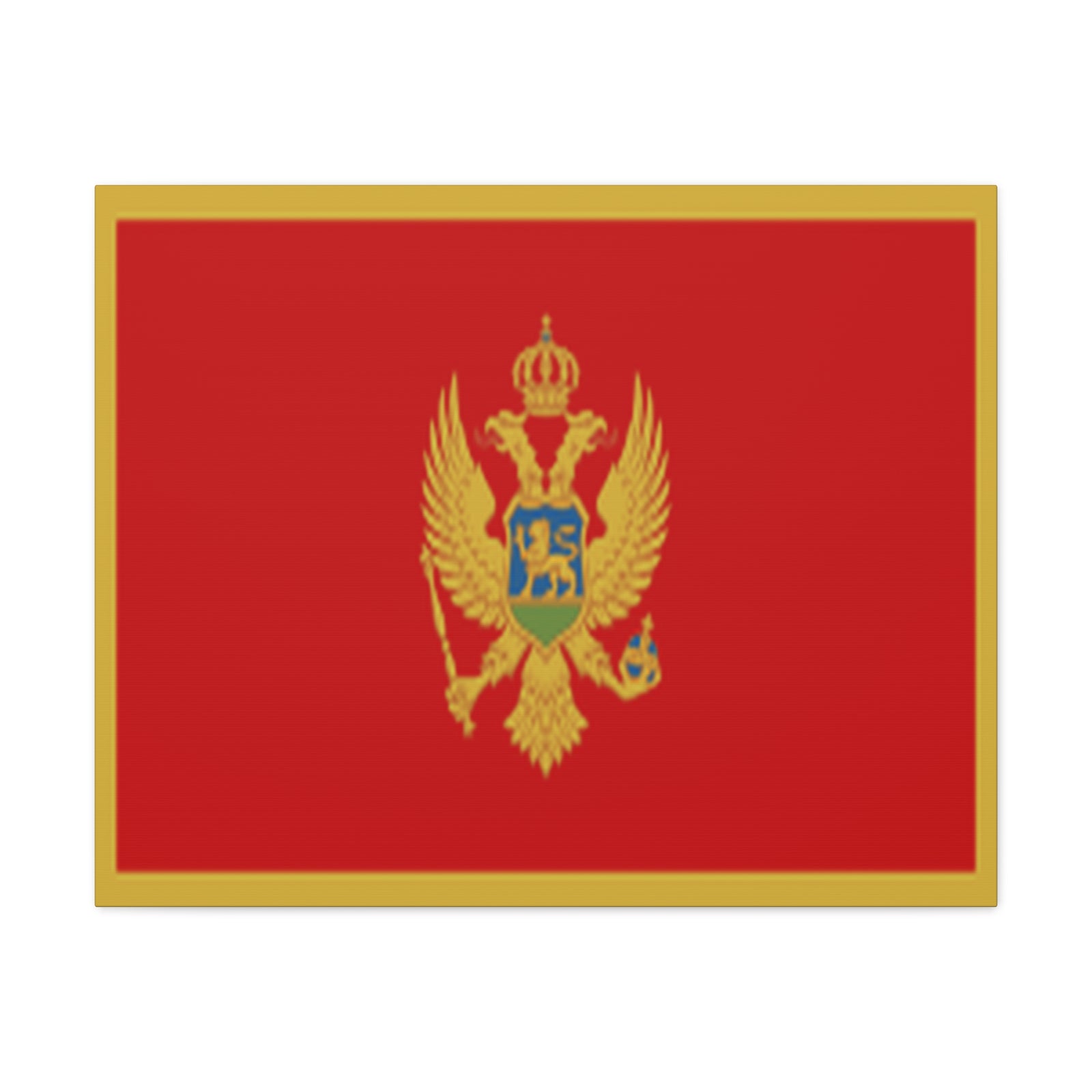 Montenegro Country Flag Canvas Vibrant Wall Art Unframed Home Decor-Express Your Love Gifts