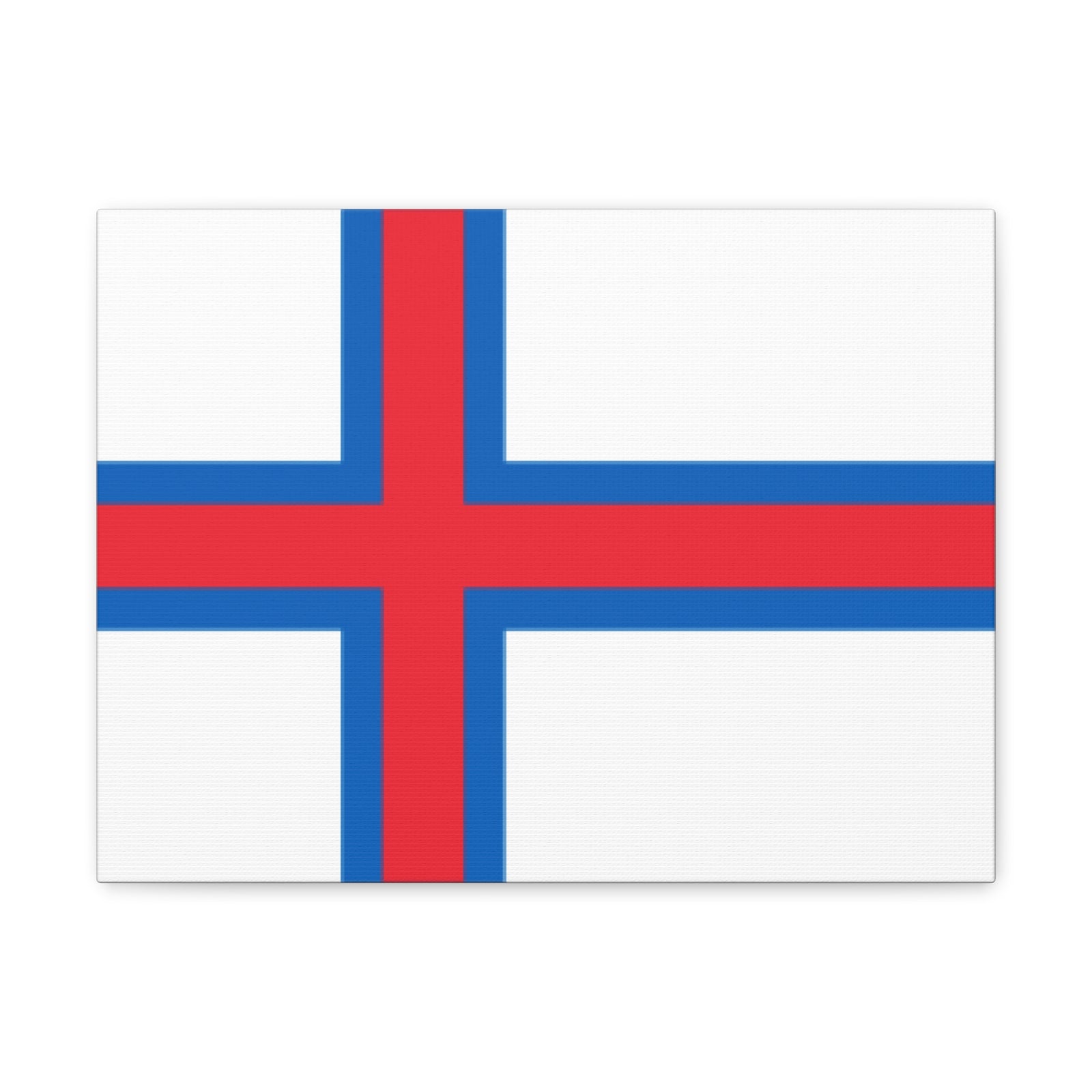 Faroe Islands Country Flag Canvas Vibrant Wall Art Unframed Home Decor-Express Your Love Gifts