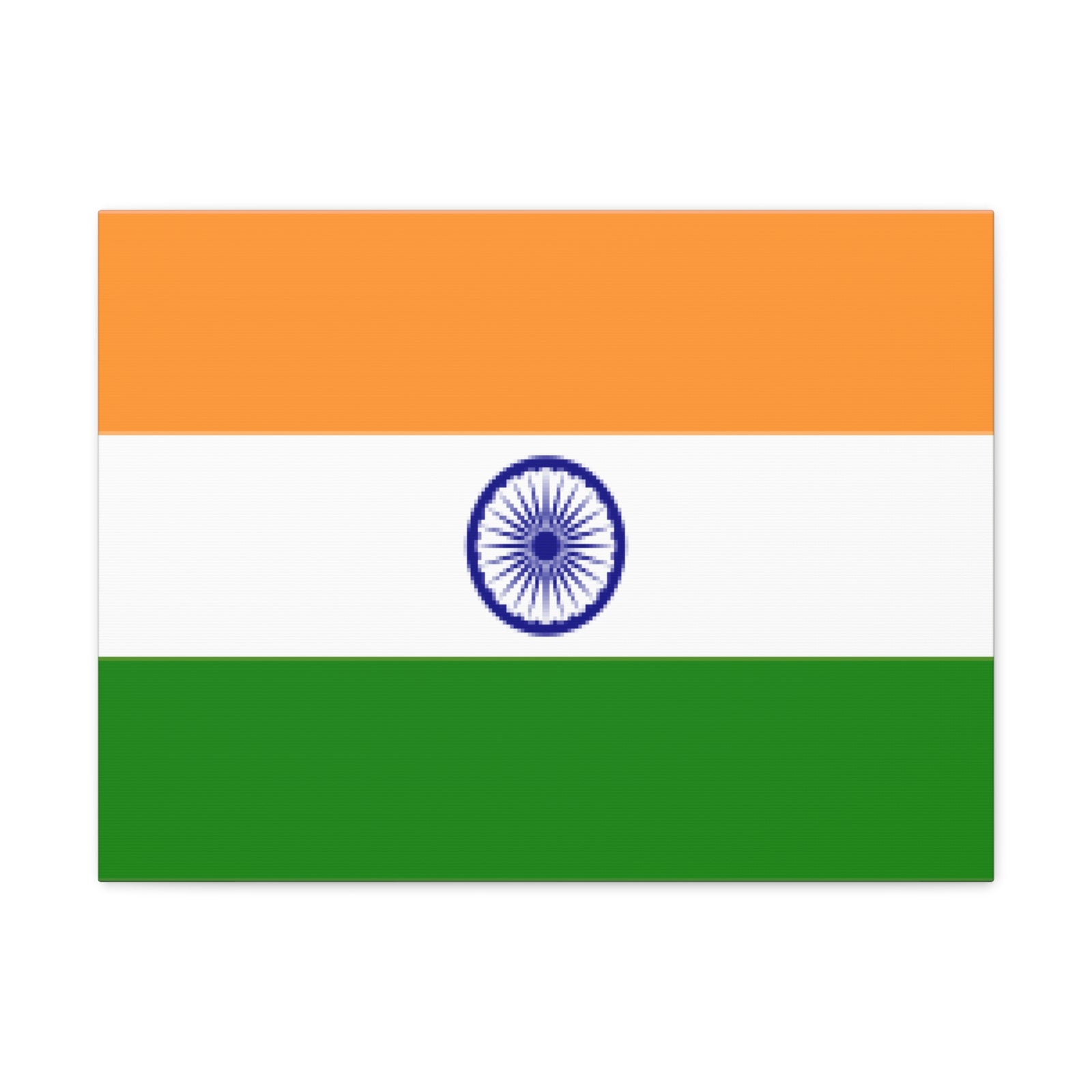 India Country Flag Canvas Vibrant Wall Art Unframed Home Decor-Express Your Love Gifts