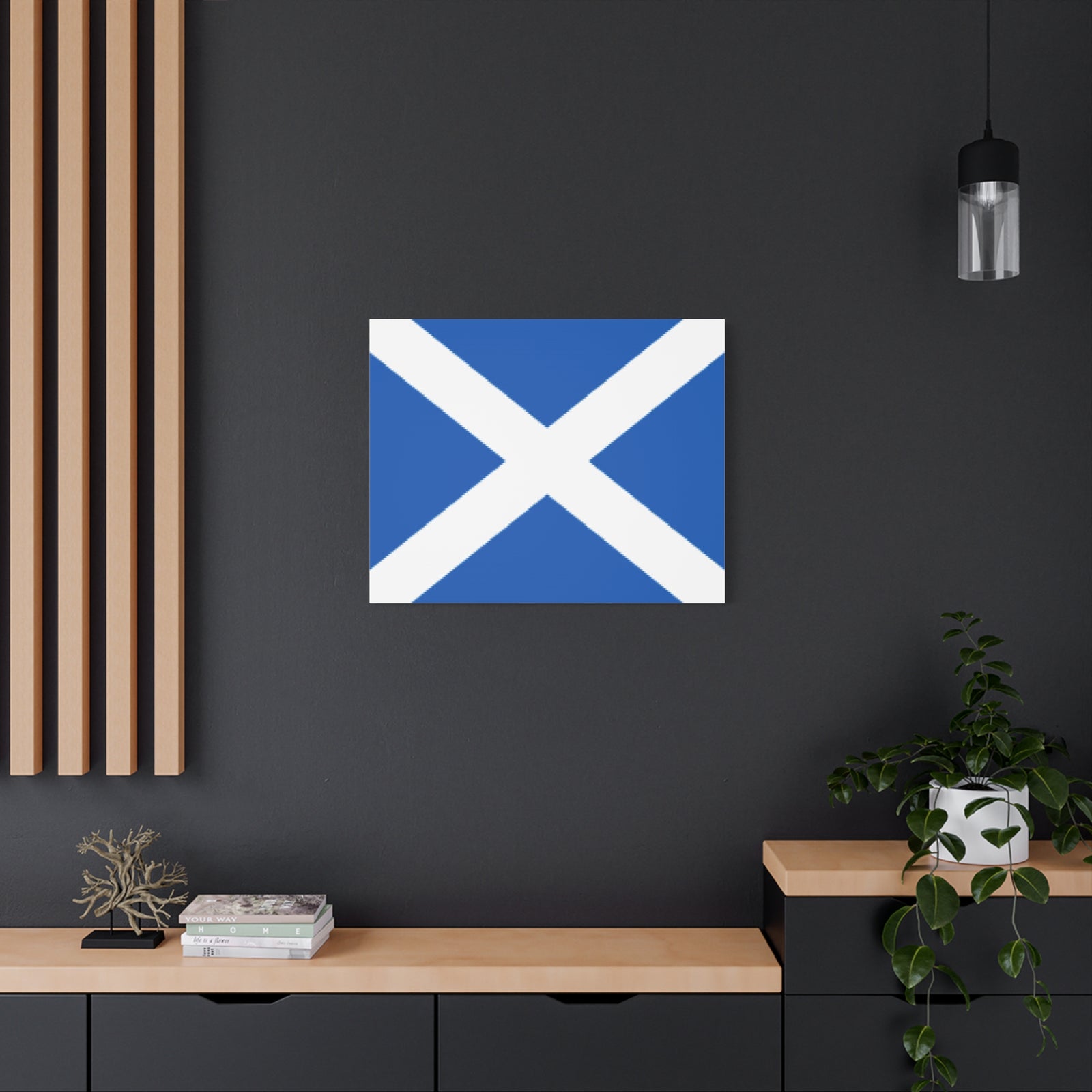 Scotland Country Flag Canvas Vibrant Wall Art Unframed Home Decor-Express Your Love Gifts