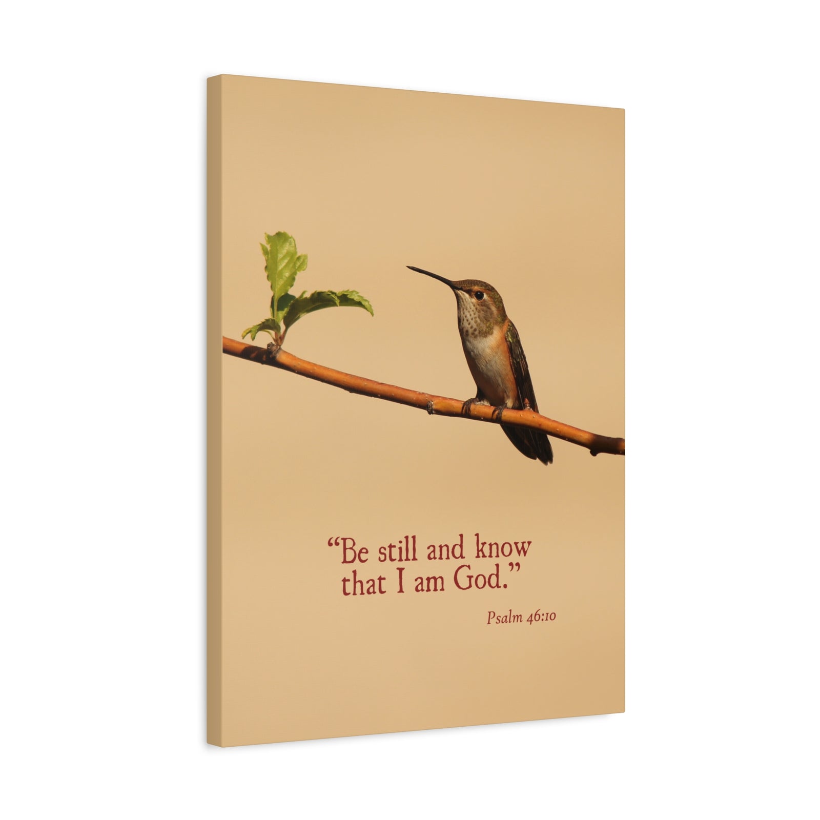 Scripture Walls I Am God Psalm 46:10 Bible Verse Canvas Christian Wall Art Ready to Hang-Express Your Love Gifts