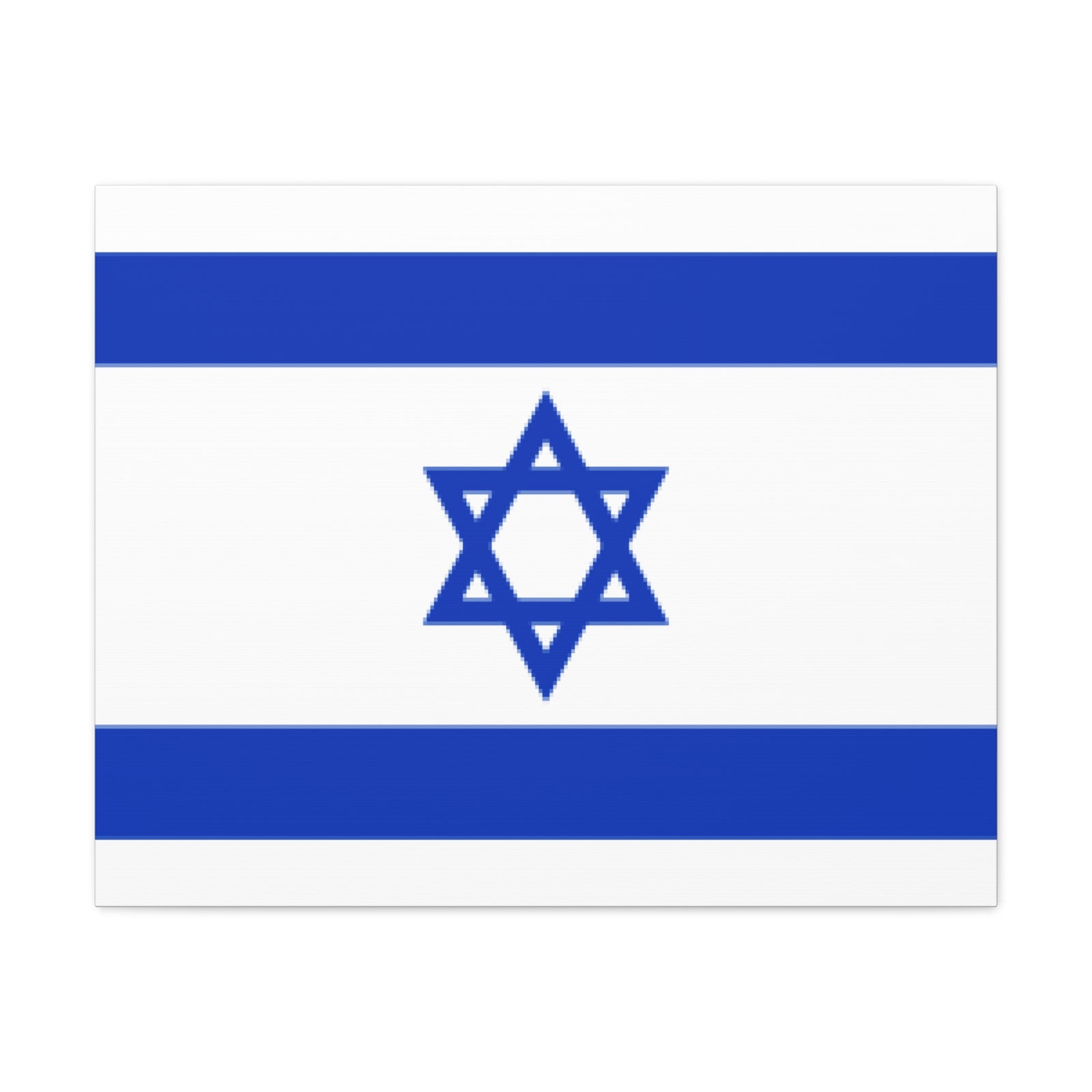 Israel Country Flag Canvas Vibrant Wall Art Unframed Home Decor-Express Your Love Gifts