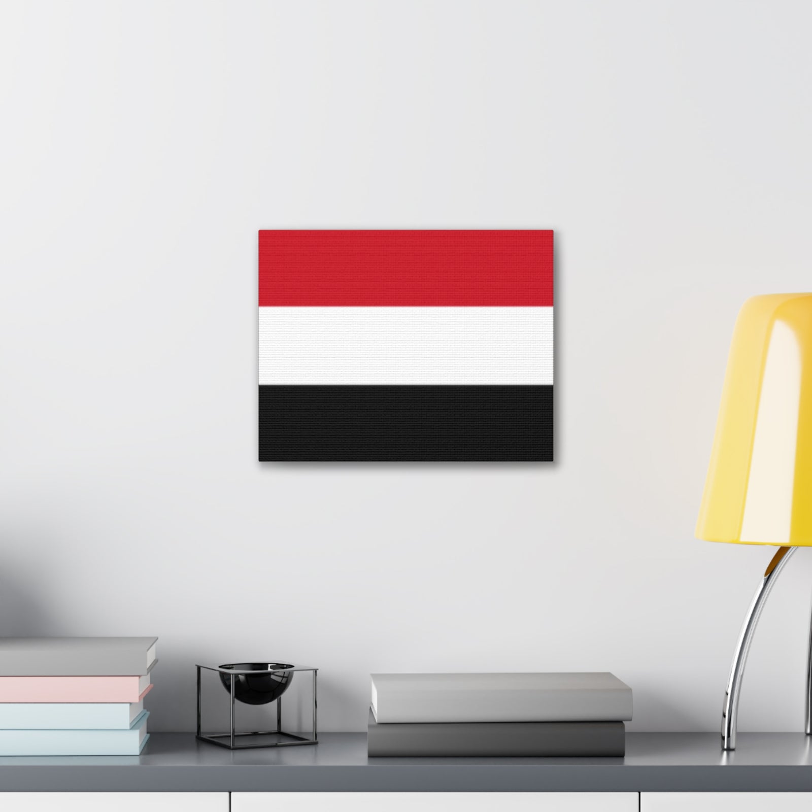 Yemen Country Flag Canvas Vibrant Wall Art Unframed Home Decor-Express Your Love Gifts