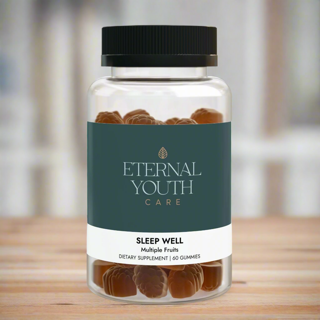 Eternal Youth Care Sleep Well Gummies – Supports Sleep & Healthy Circadian Rhythms – Multi-Fruit Flavor, Non-GMO (60 Gummies)-Express Your Love Gifts