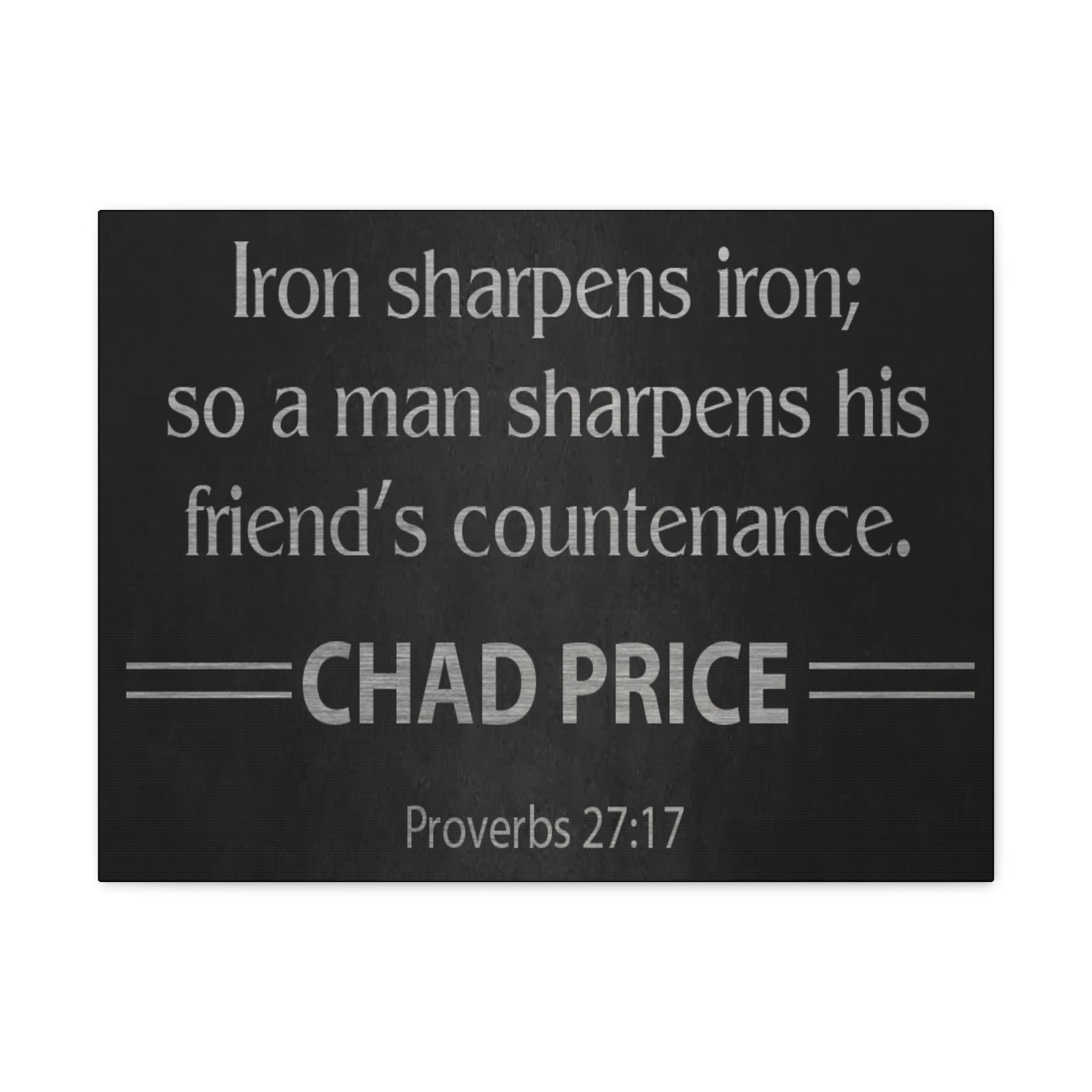 Personalized Proverbs 27:17-Express Your Love Gifts