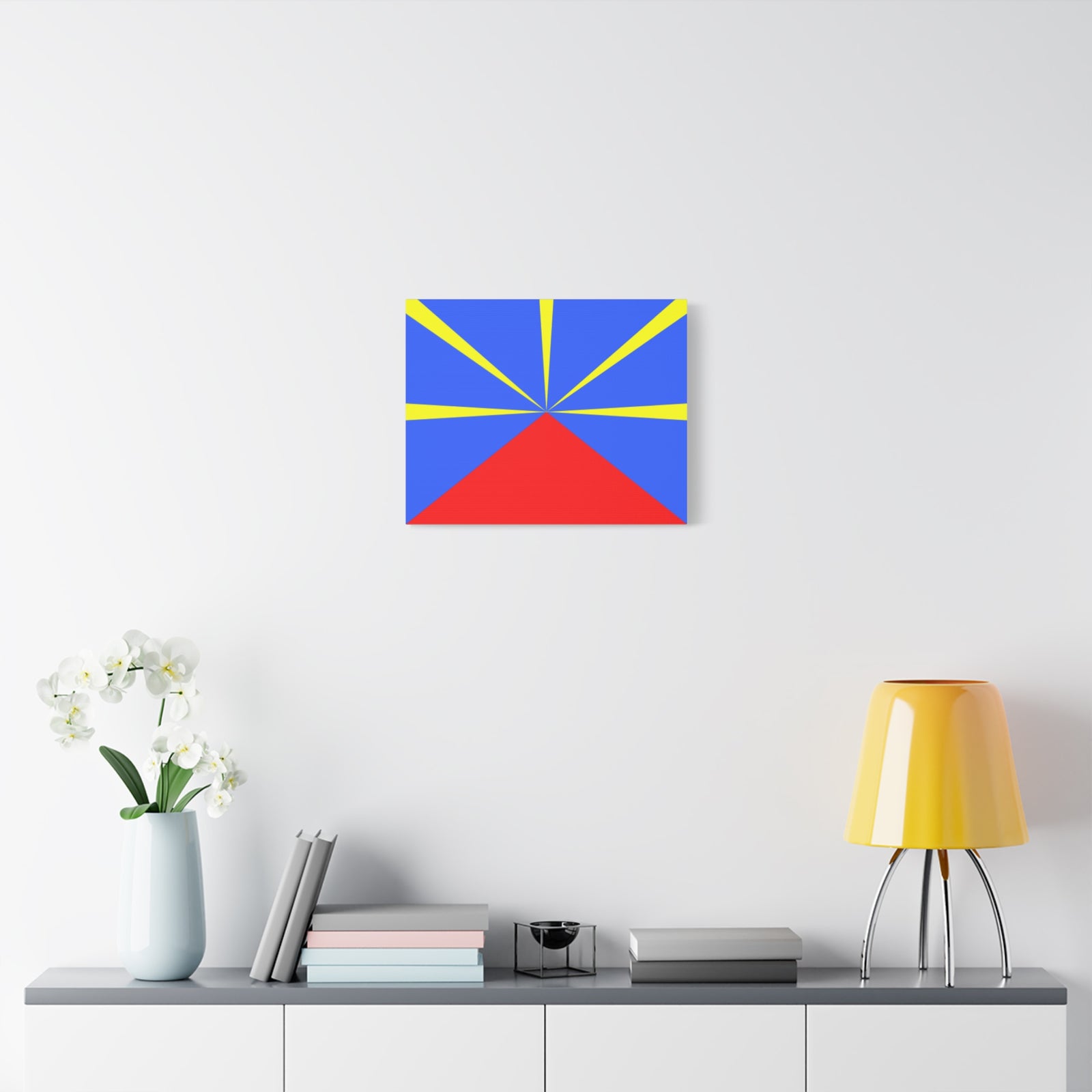 Réunion Country Flag Canvas Vibrant Wall Art Unframed Home Decor-Express Your Love Gifts