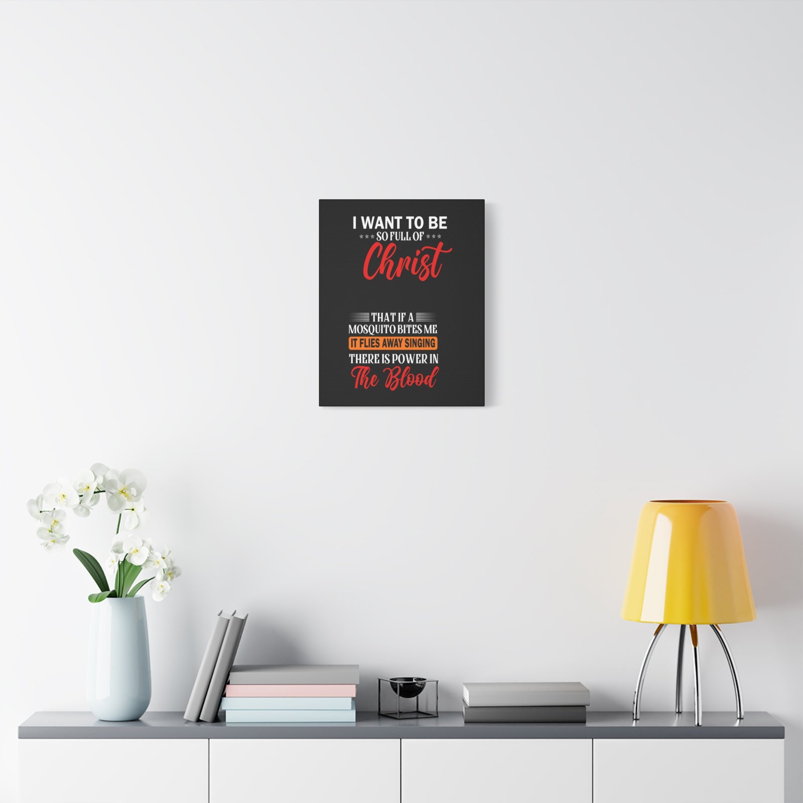Full of Christ Inspirational Christian Canvas Wall Art-Express Your Love Gifts