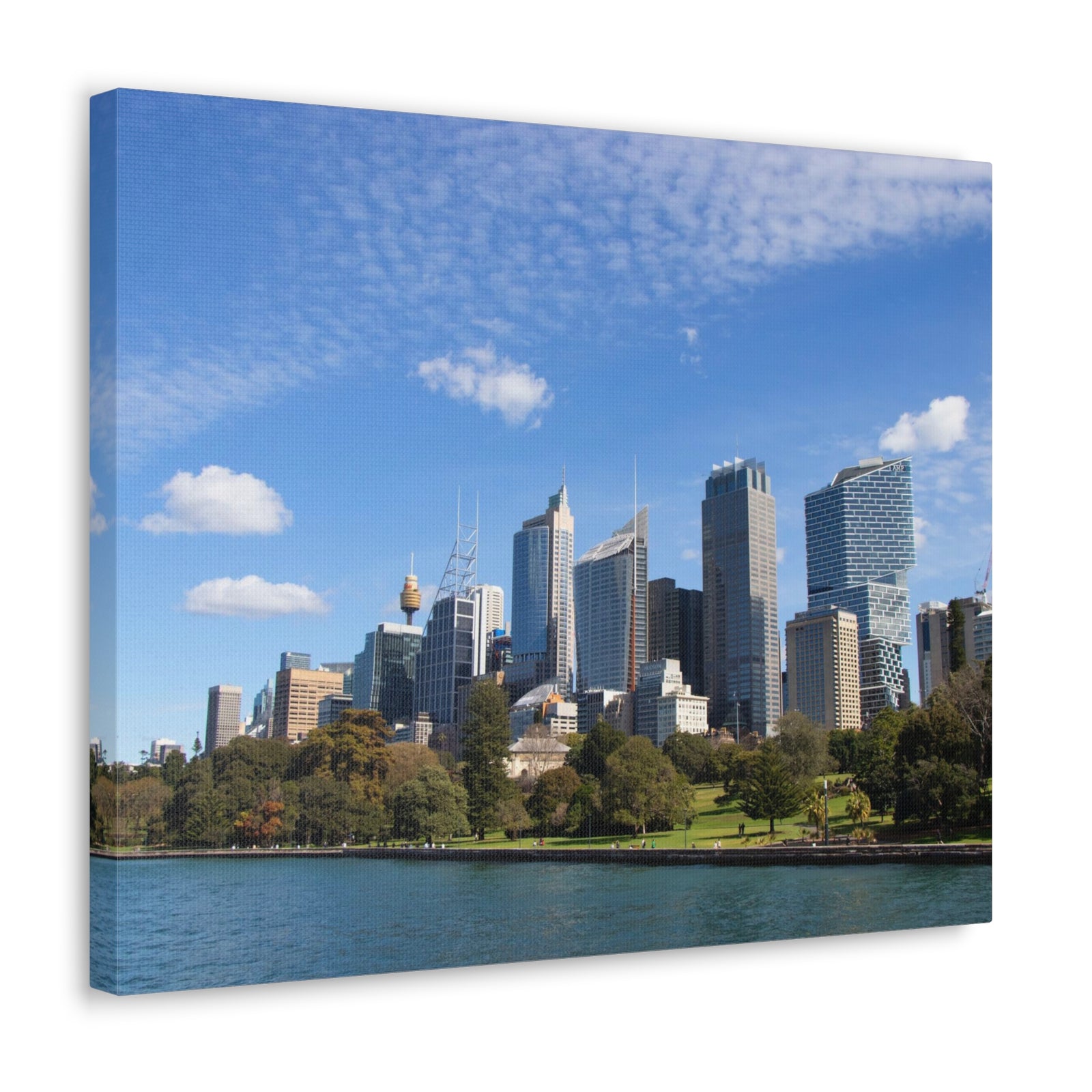 Sydney Daytime Skyline Canvas Artwork High-Quality Breathtaking Stunning Cityscape for Home Decor Ready to Hang-Express Your Love Gifts