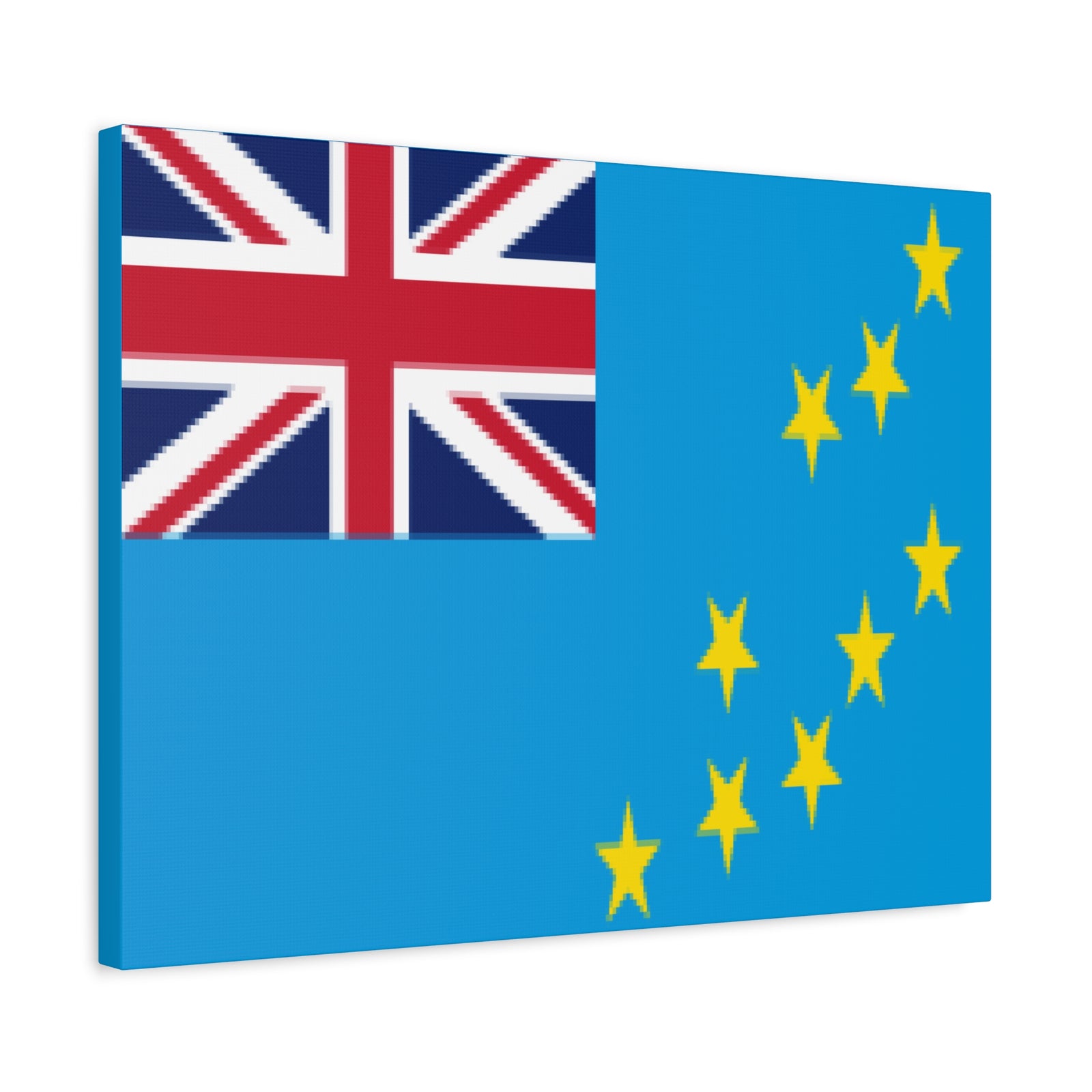 Tuvalu Country Flag Canvas Vibrant Wall Art Unframed Home Decor-Express Your Love Gifts
