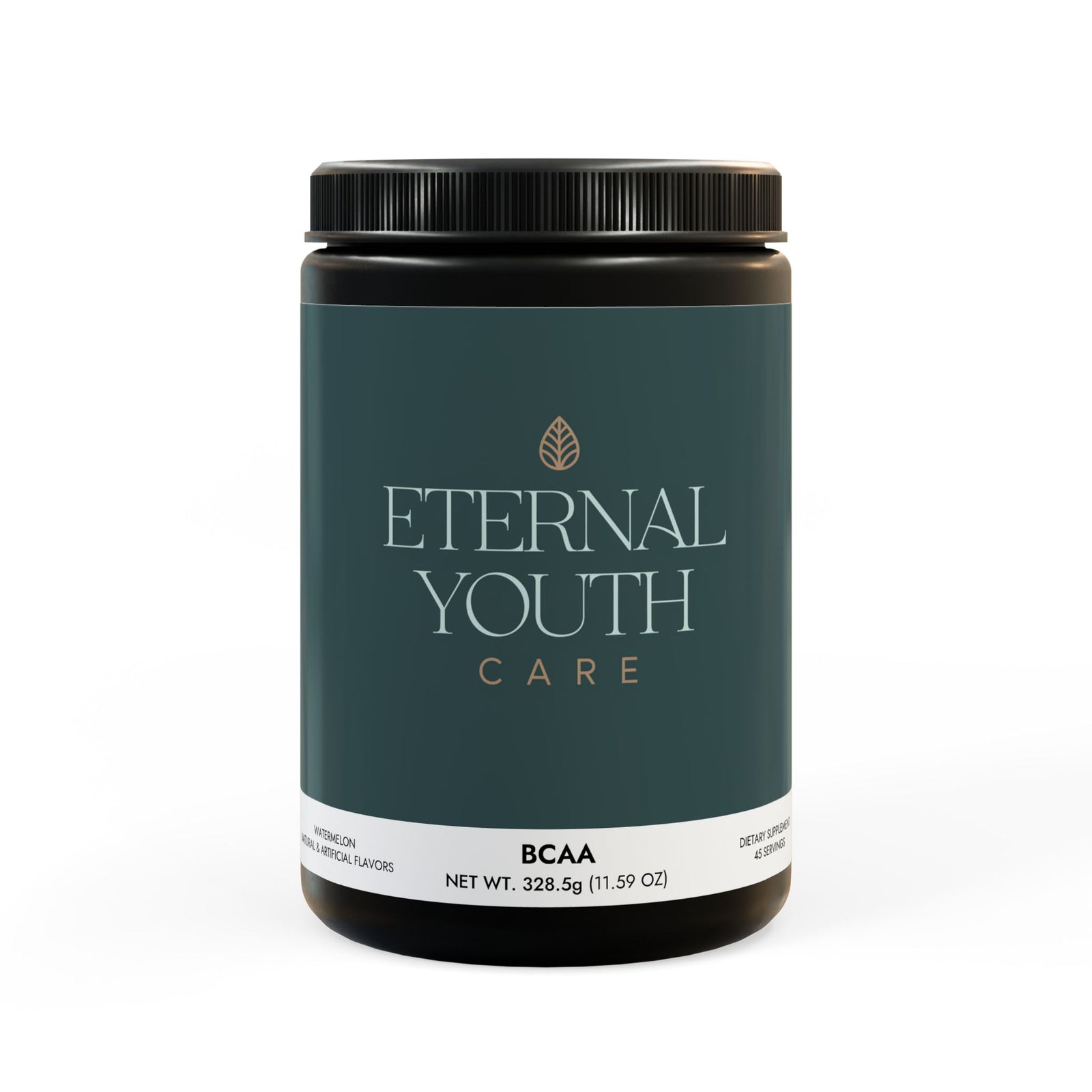 Eternal Youth Care BCAA Supplement – Watermelon Flavor | Muscle Recovery & Performance | Non-GMO, Corn-Free (325g | 45 Servings)-Express Your Love Gifts