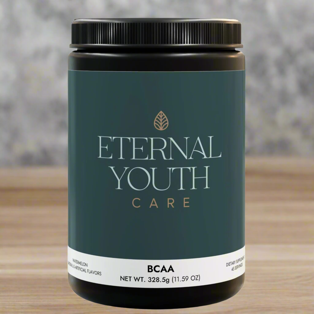 Eternal Youth Care BCAA Supplement – Watermelon Flavor | Muscle Recovery & Performance | Non-GMO, Corn-Free (325g | 45 Servings)-Express Your Love Gifts