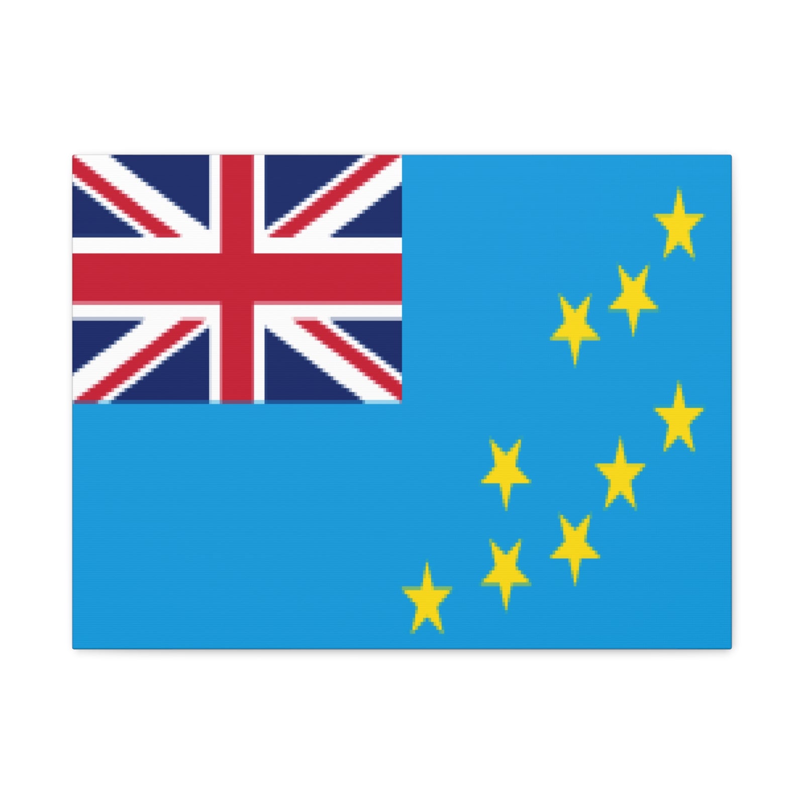 Tuvalu Country Flag Canvas Vibrant Wall Art Unframed Home Decor-Express Your Love Gifts