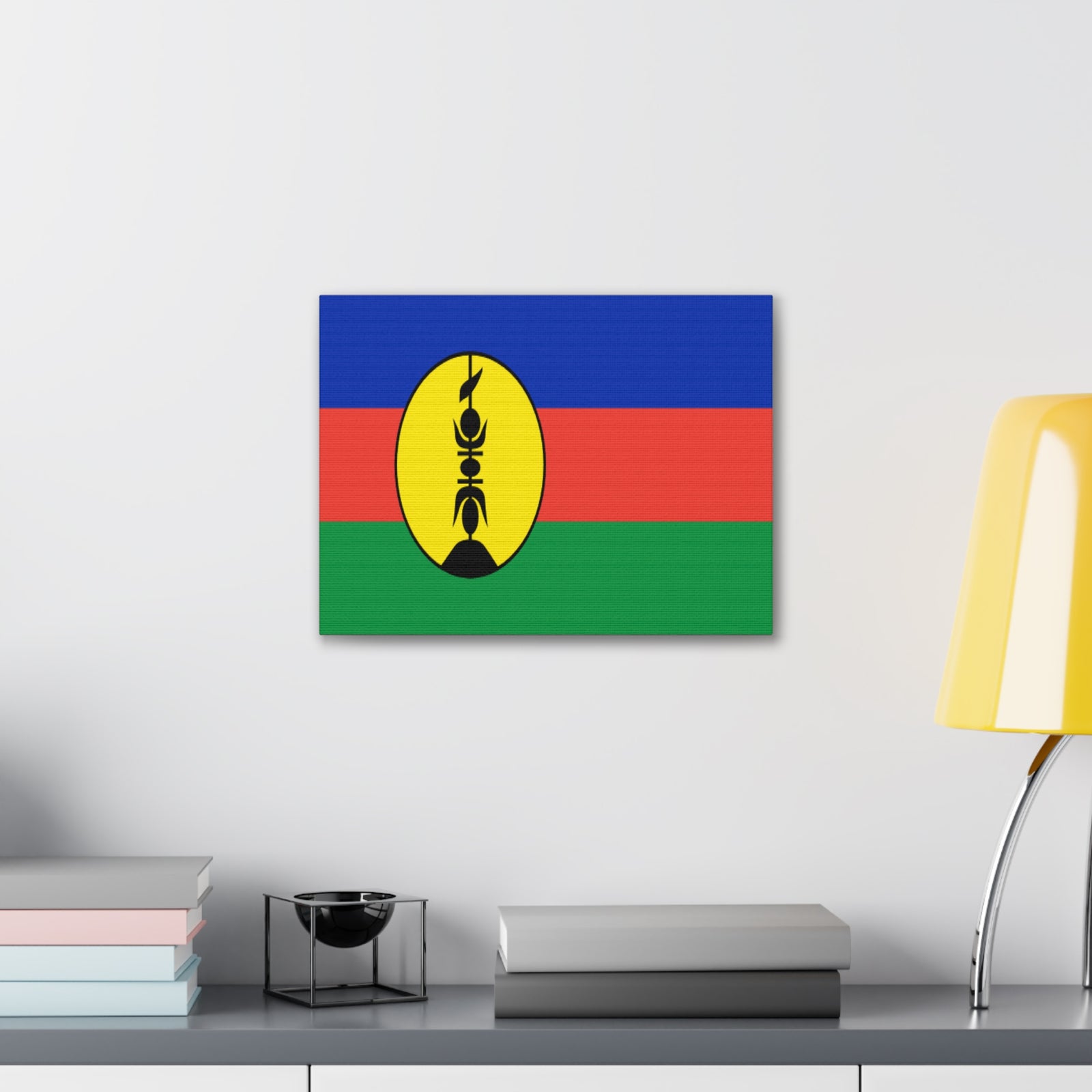 New Caledonia Country Flag Canvas Vibrant Wall Art Unframed Home Decor-Express Your Love Gifts