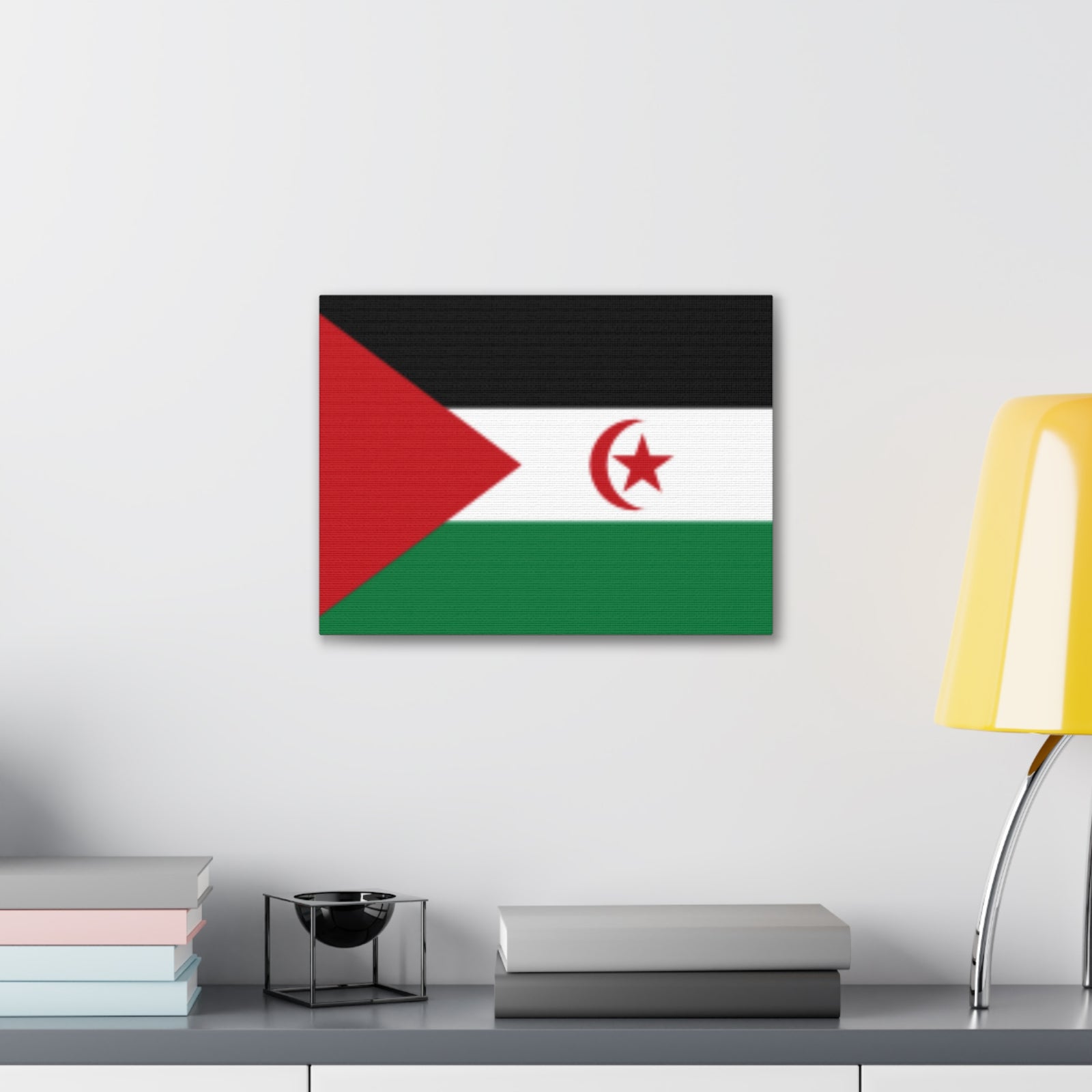Western Sahara Country Flag Canvas Vibrant Wall Art Unframed Home Decor-Express Your Love Gifts