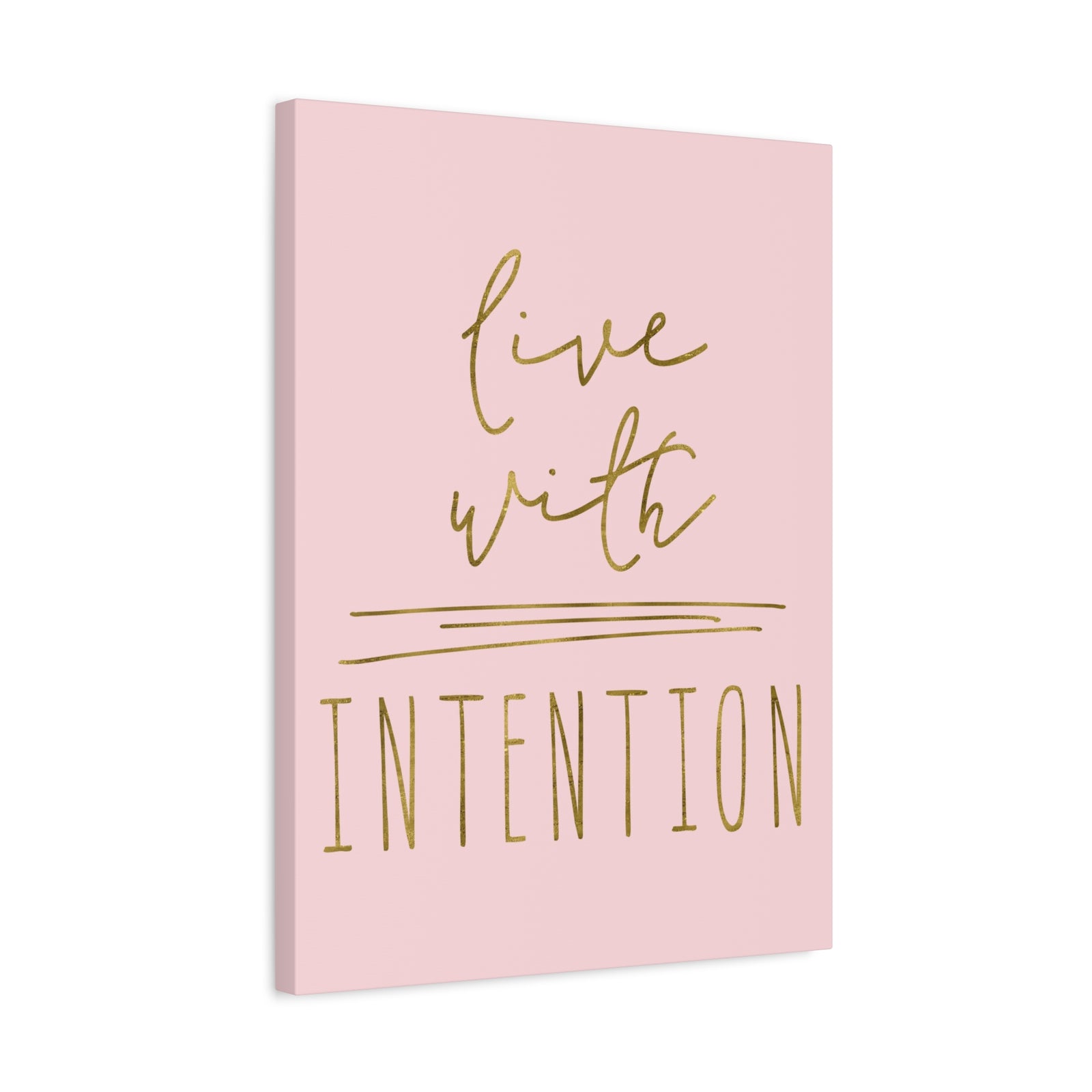 Inspirational Wall Art Live With Intention Motivation Wall Decor for Home Office Gym Inspiring Success Quote Print Ready to Hang-Express Your Love Gifts