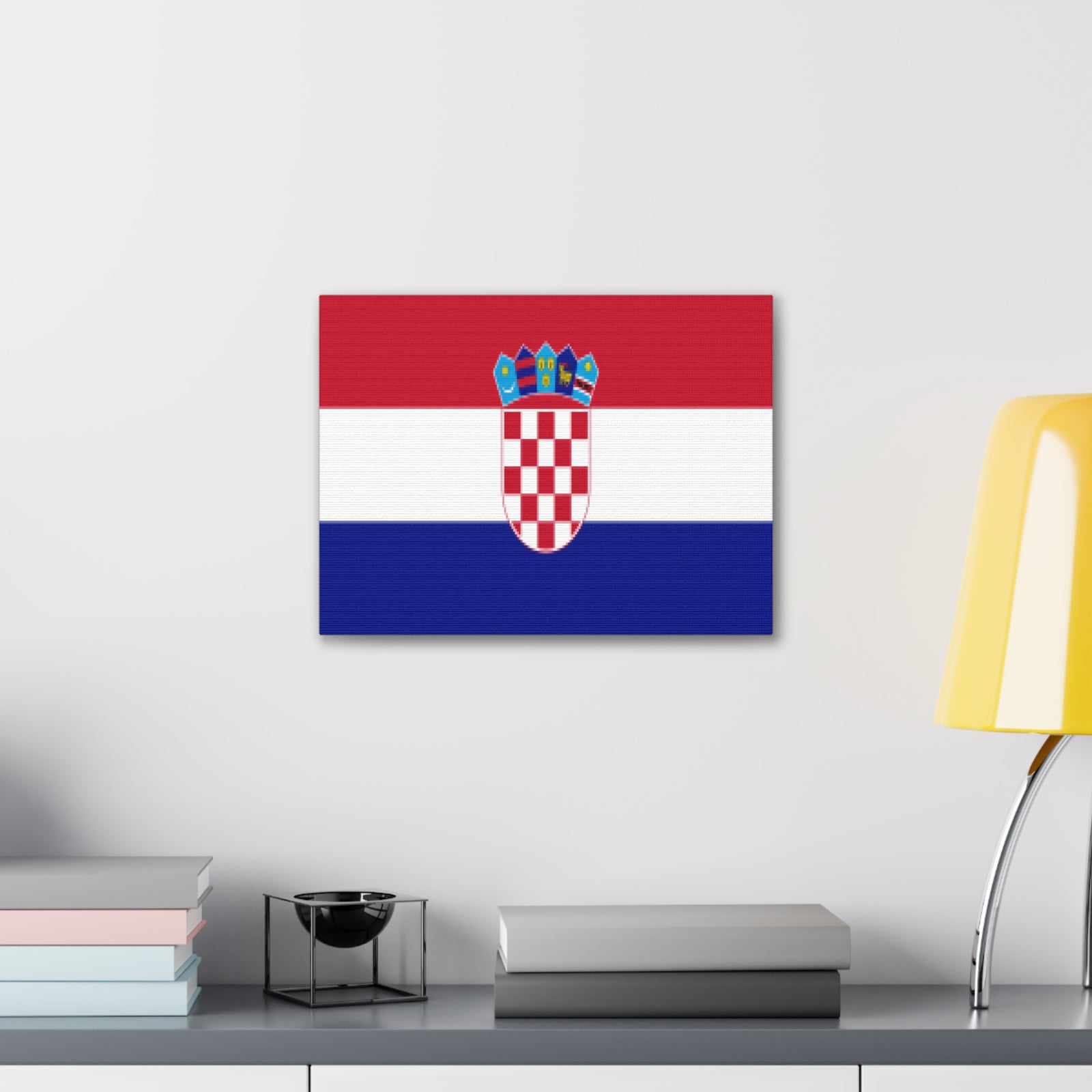 Croatia Country Flag Canvas Vibrant Wall Art Unframed Home Decor-Express Your Love Gifts