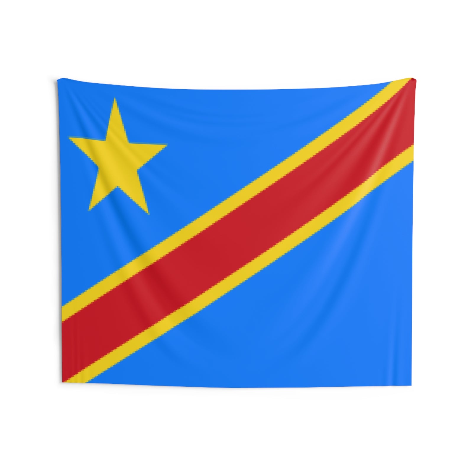 Democratic Republic of the Congo Country Flag Wall Hanging Tapestry-Express Your Love Gifts