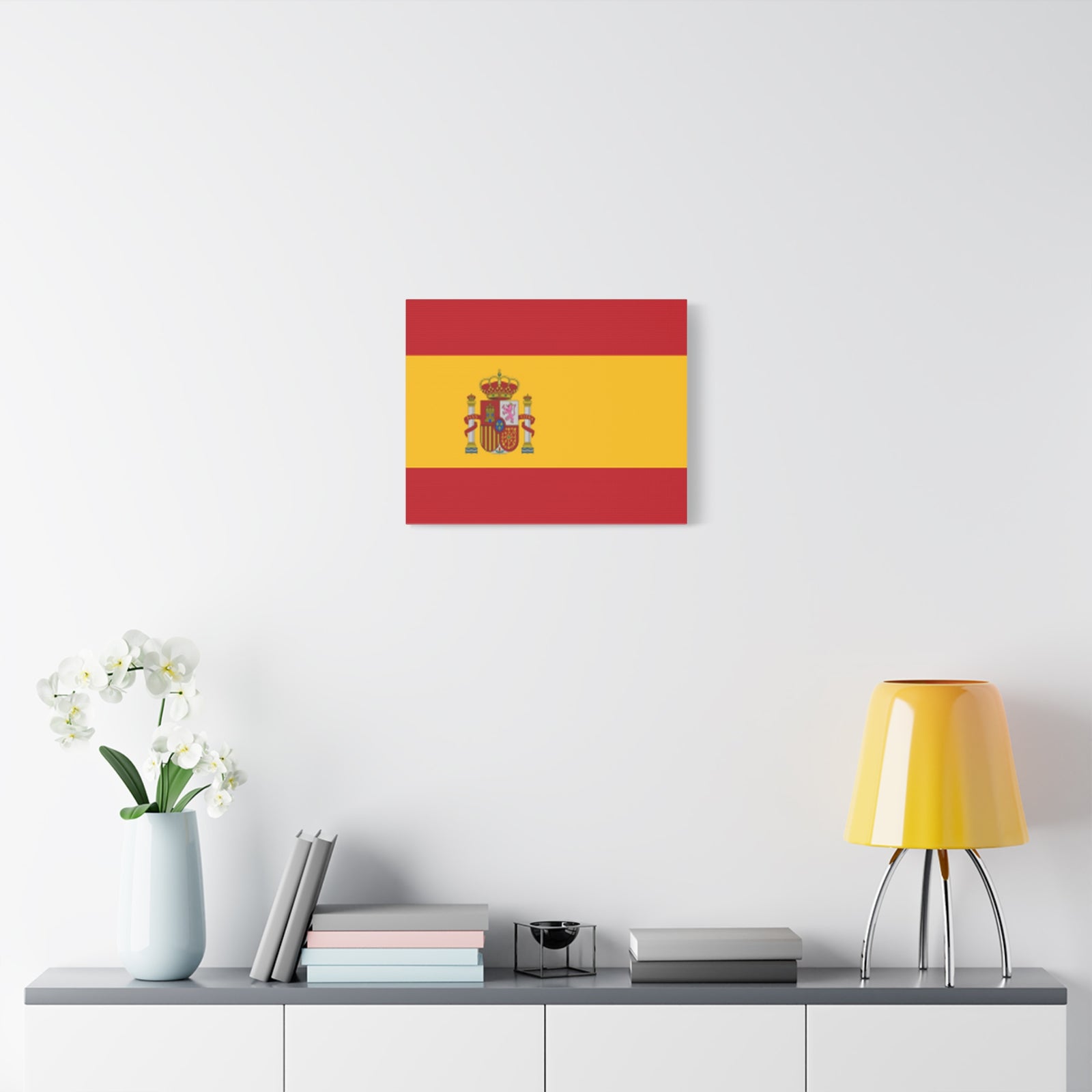 Spain Country Flag Canvas Vibrant Wall Art Unframed Home Decor-Express Your Love Gifts