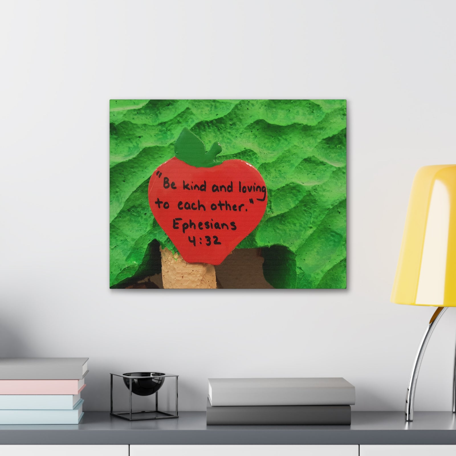 Scripture Walls Be Kind Ephesians 4:32 Bible Verse Canvas Christian Wall Art Ready to Hang-Express Your Love Gifts