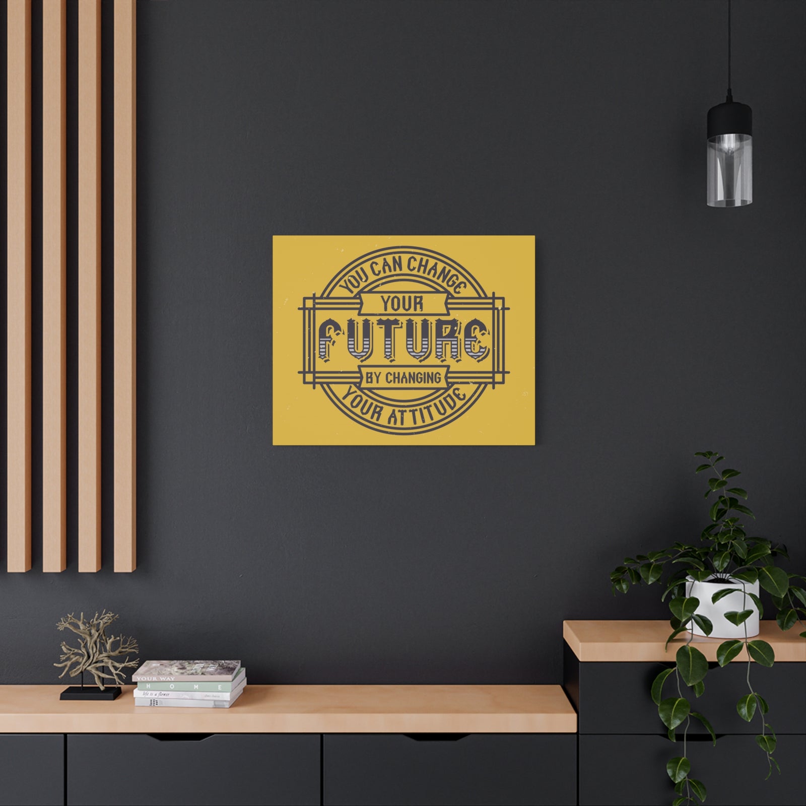 Inspirational Quote Canvas Your Future Wall Art Motivational Motto Inspiring Prints Artwork Decor Ready to Hang-Express Your Love Gifts
