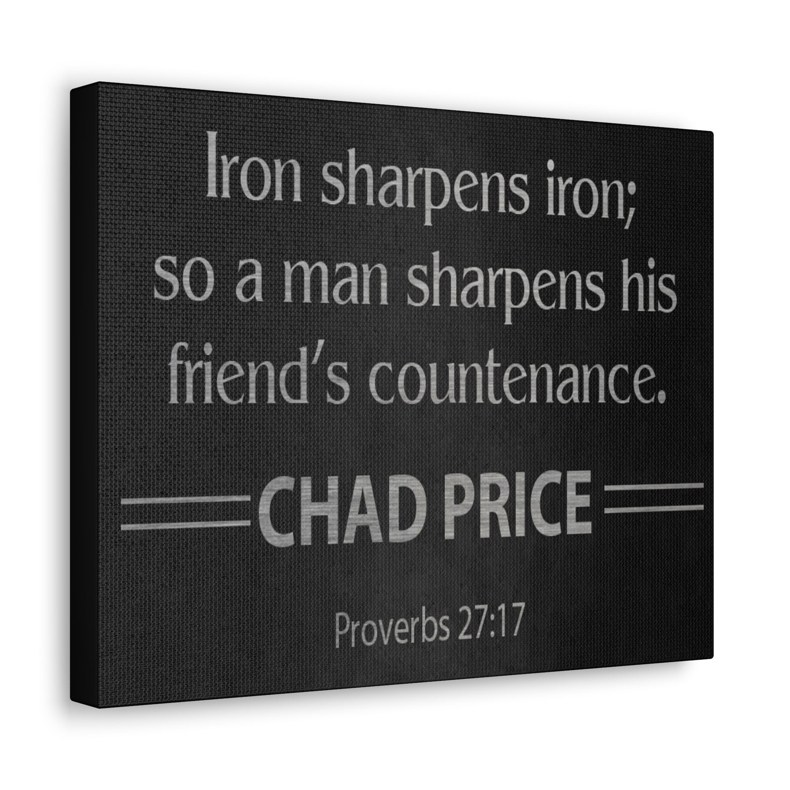 Personalized Proverbs 27:17-Express Your Love Gifts