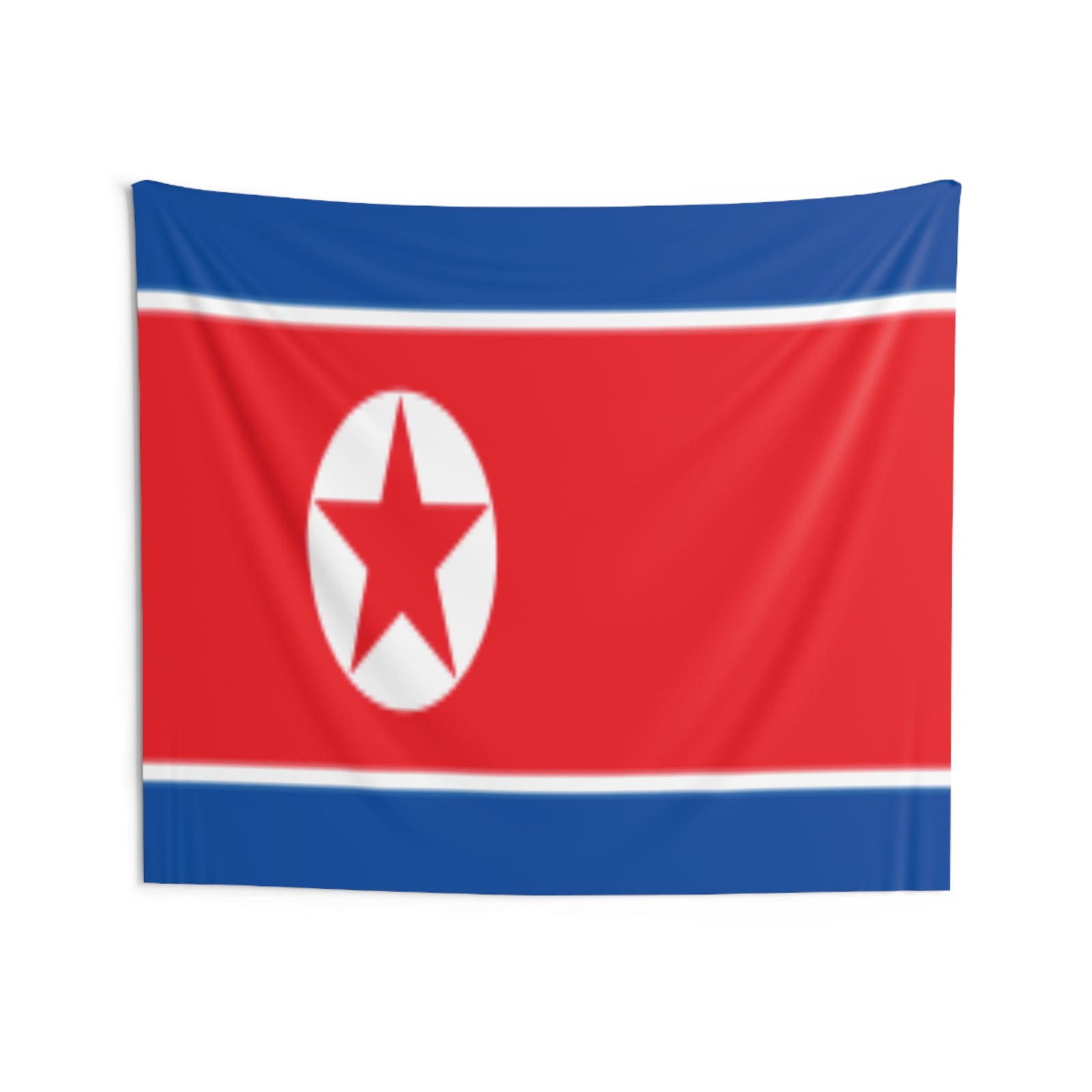 North Korea Country Flag Wall Hanging Tapestry-Express Your Love Gifts