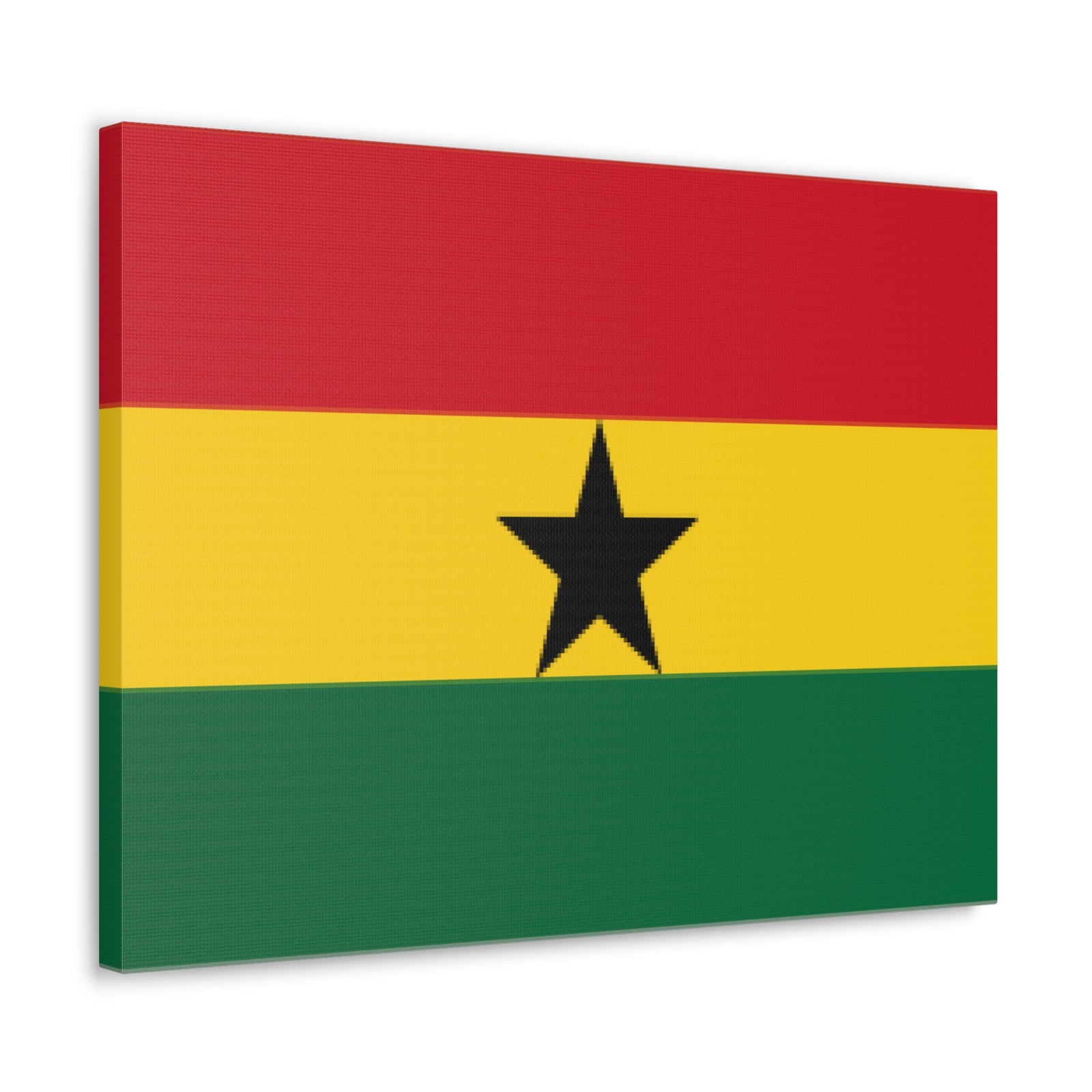 Ghana Country Flag Canvas Vibrant Wall Art Unframed Home Decor-Express Your Love Gifts