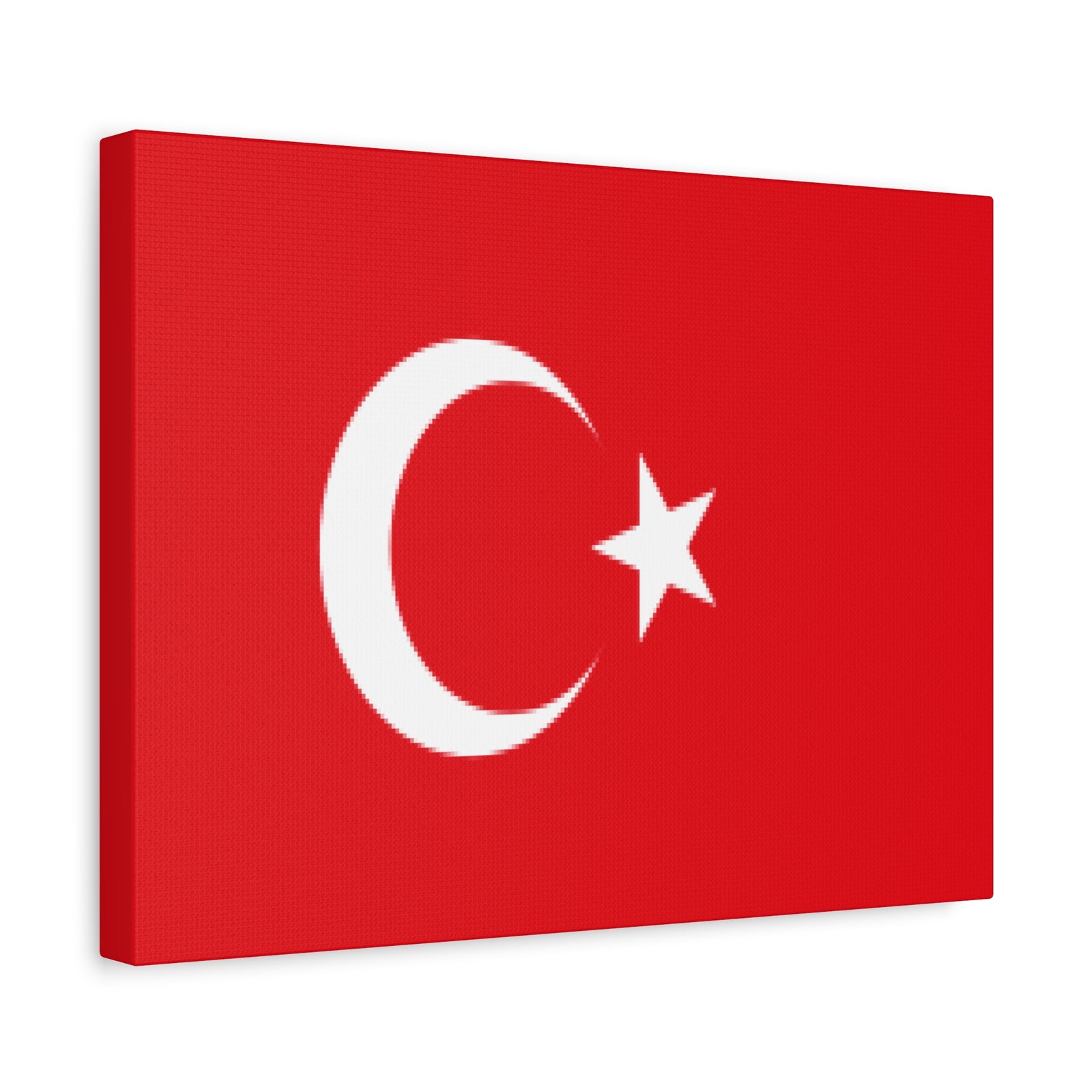 Turkey Country Flag Canvas Vibrant Wall Art Unframed Home Decor-Express Your Love Gifts