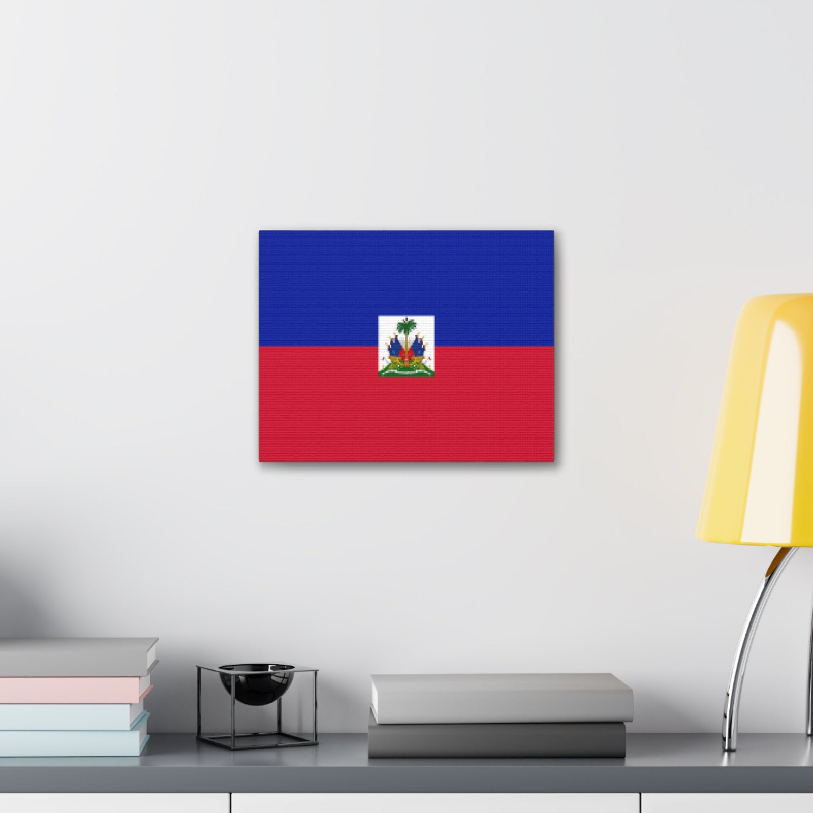 Haiti Country Flag Canvas Vibrant Wall Art Unframed Home Decor-Express Your Love Gifts