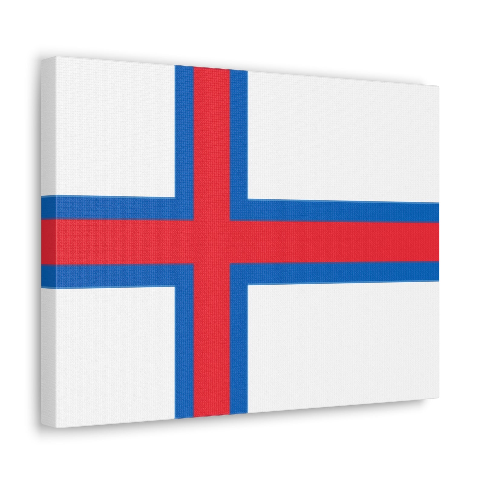 Faroe Islands Country Flag Canvas Vibrant Wall Art Unframed Home Decor-Express Your Love Gifts