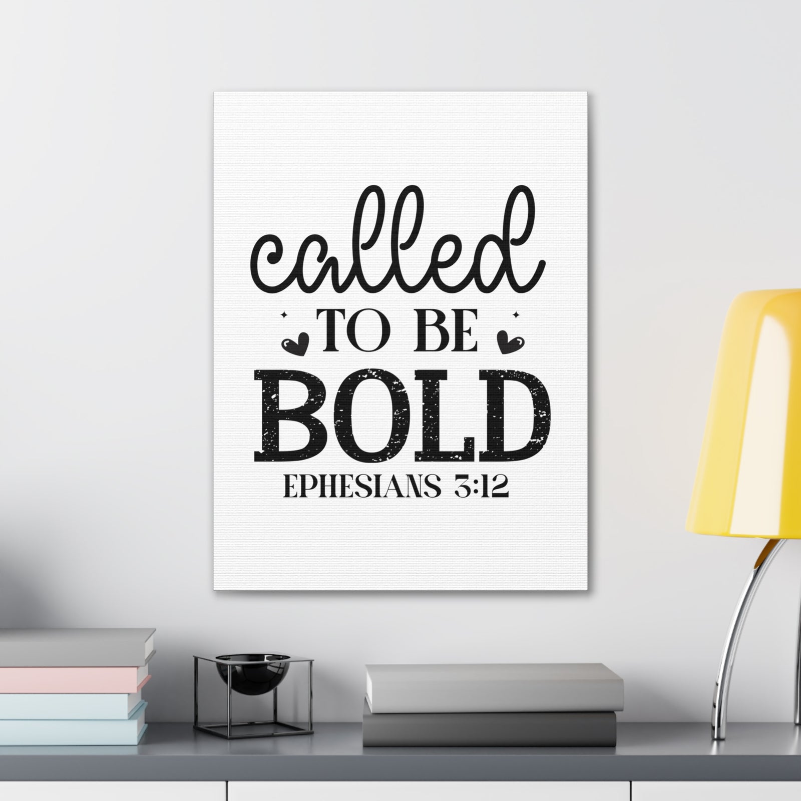 Scripture Walls Ephesians 3:12 Called To Be Bold Bible Verse Canvas Christian Wall Art Ready to Hang Unframed-Express Your Love Gifts