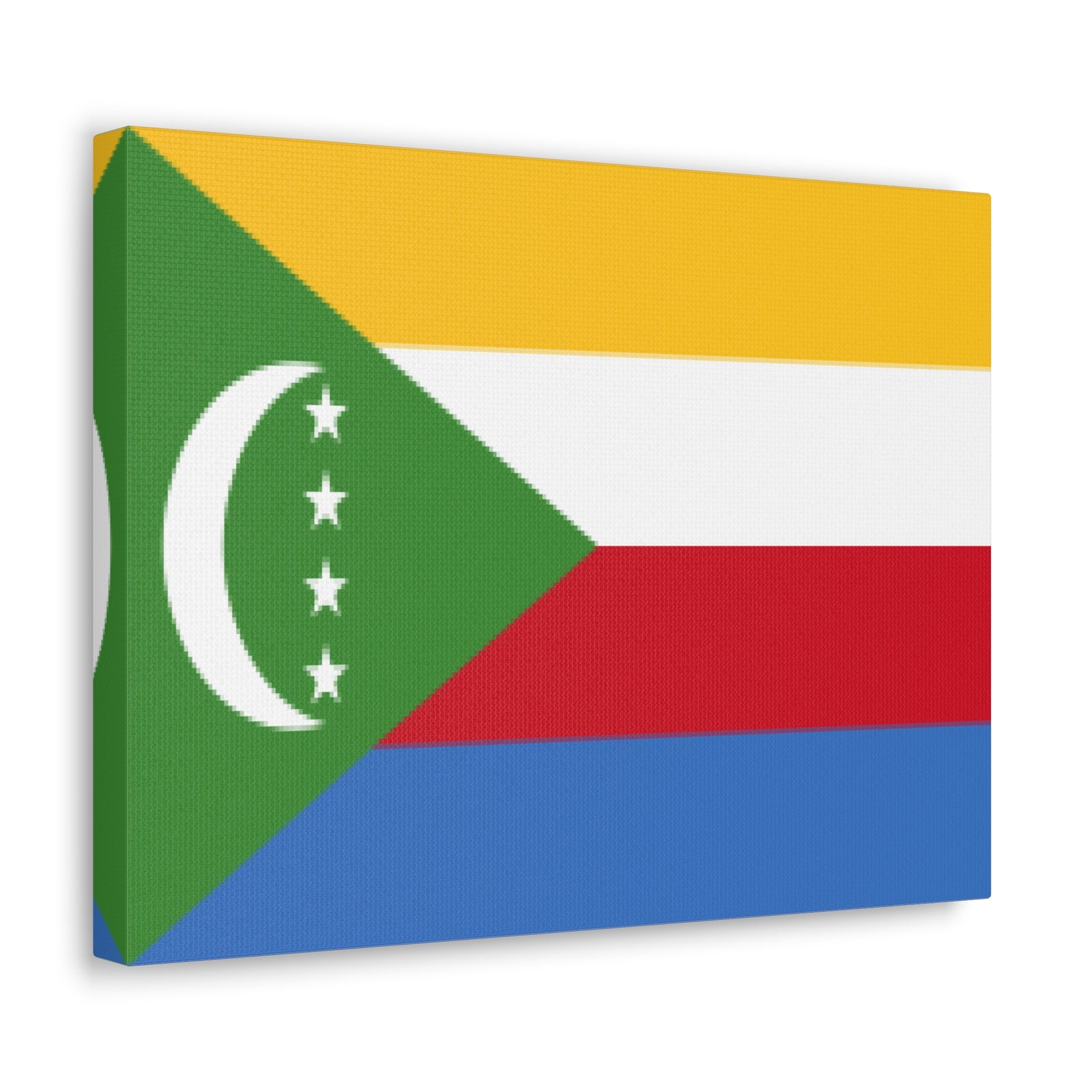 Comoros Country Flag Canvas Vibrant Wall Art Unframed Home Decor-Express Your Love Gifts