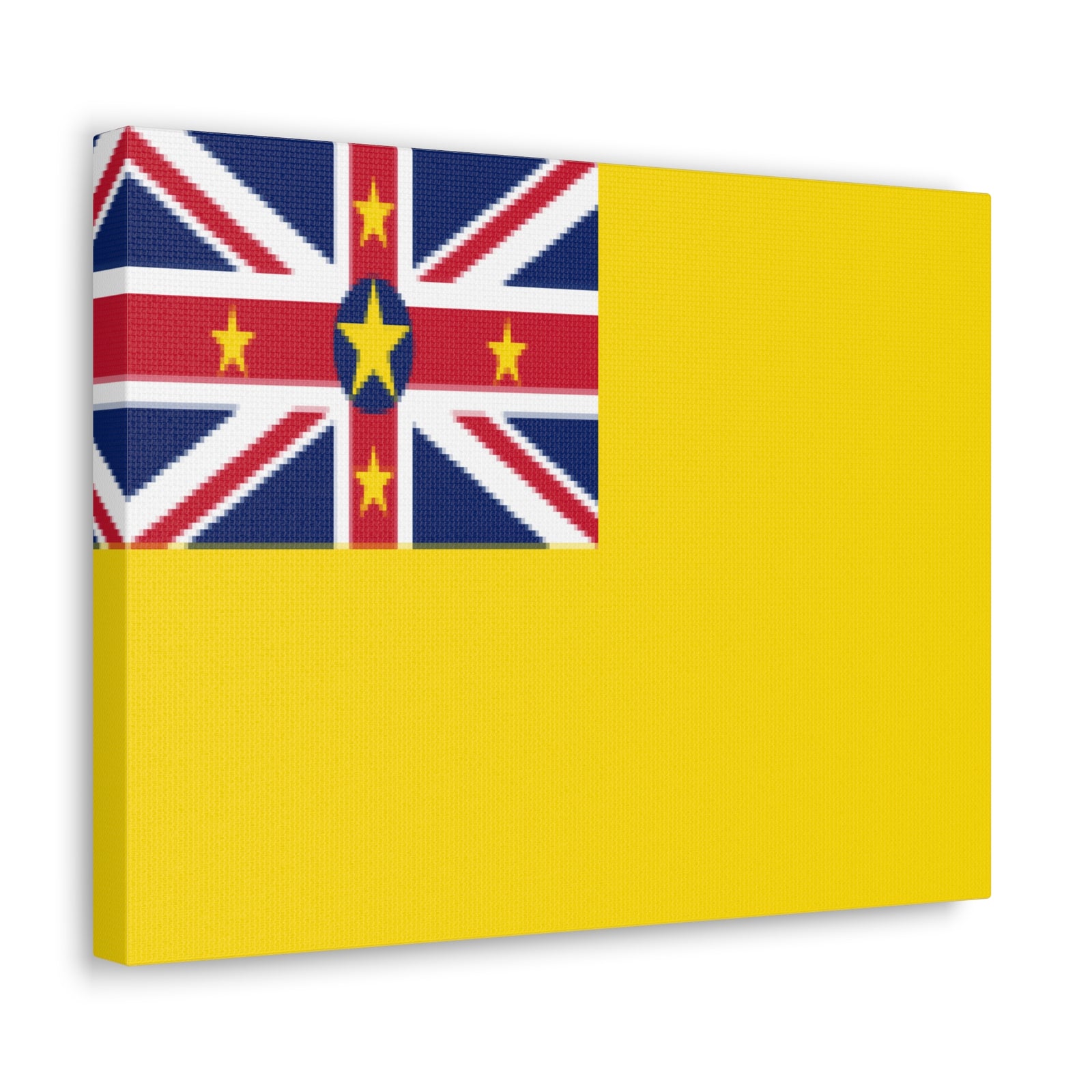Niue Country Flag Canvas Vibrant Wall Art Unframed Home Decor-Express Your Love Gifts