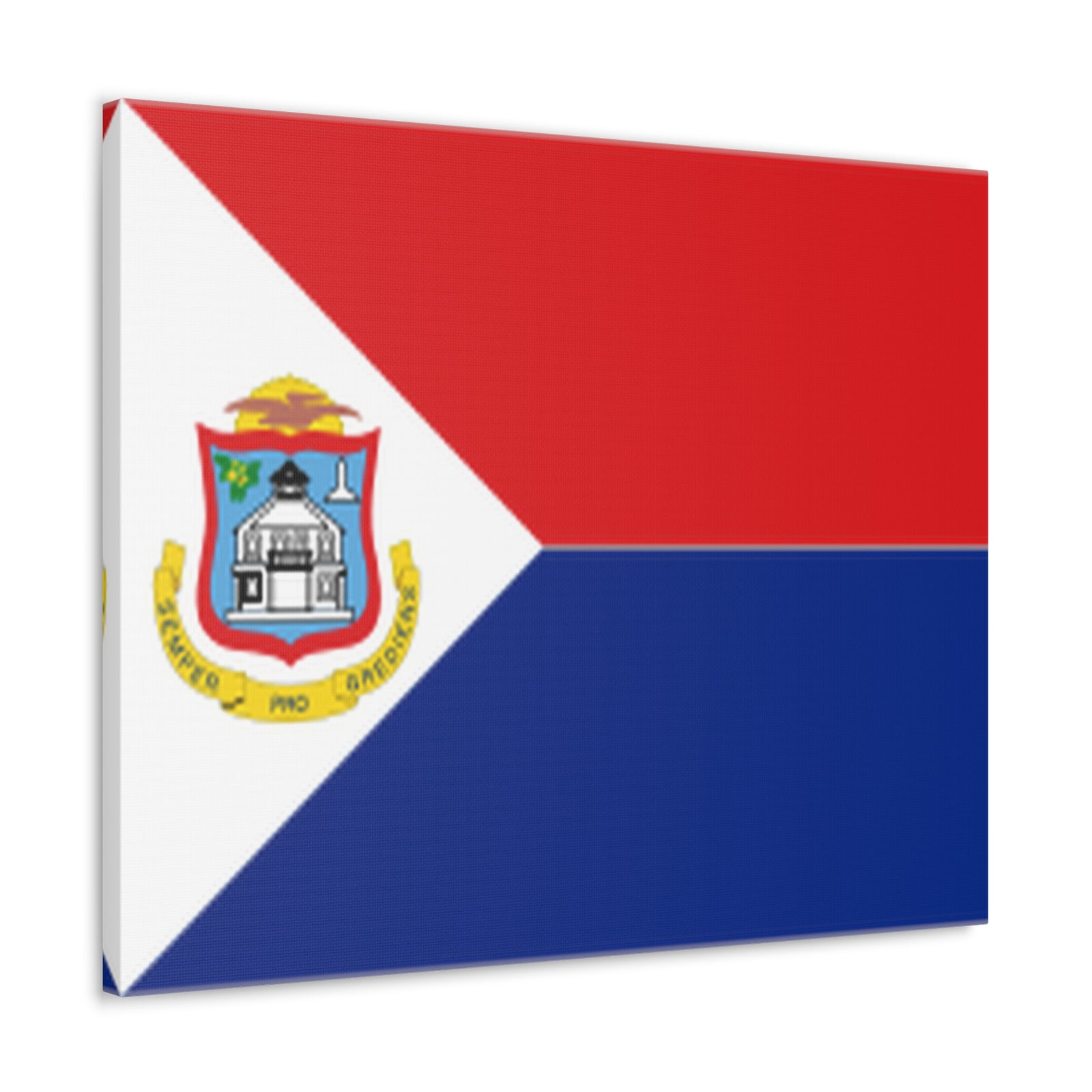 Sint Maarten Country Flag Canvas Vibrant Wall Art Unframed Home Decor-Express Your Love Gifts
