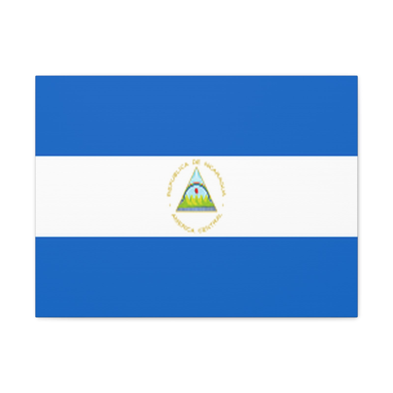 Nicaragua Country Flag Canvas Vibrant Wall Art Unframed Home Decor-Express Your Love Gifts
