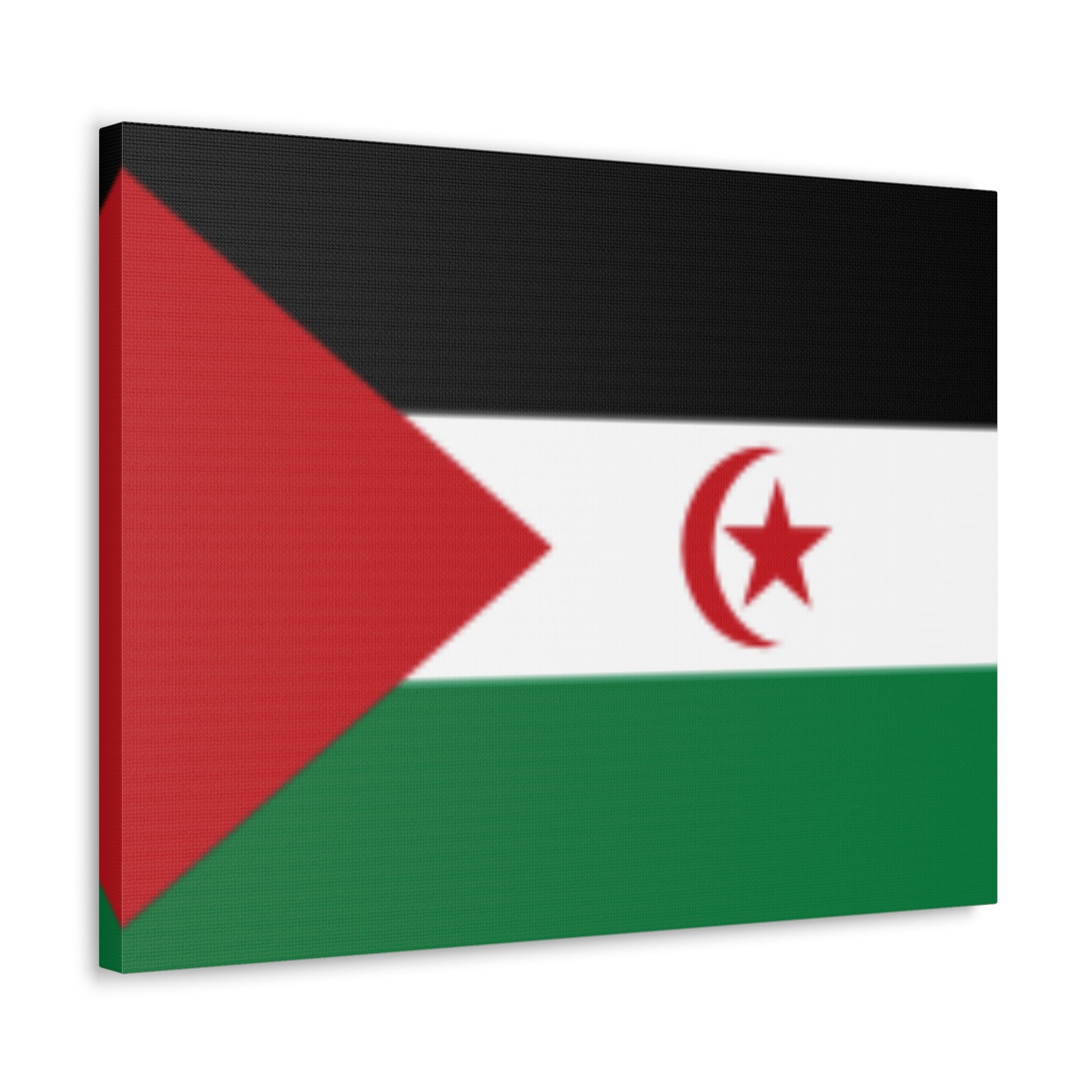 Western Sahara Country Flag Canvas Vibrant Wall Art Unframed Home Decor-Express Your Love Gifts