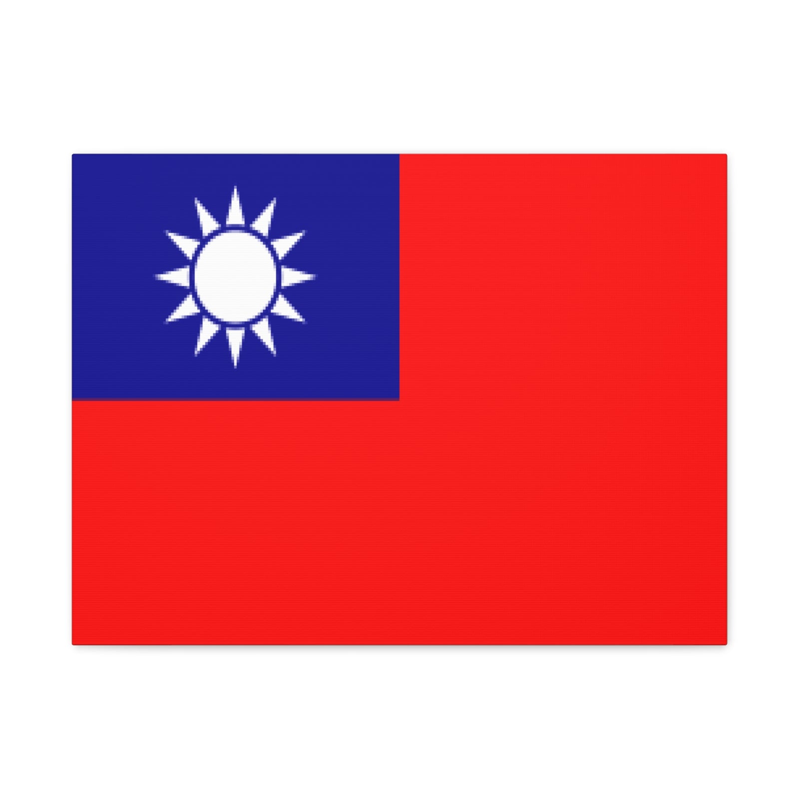 Taiwan Country Flag Canvas Vibrant Wall Art Unframed Home Decor-Express Your Love Gifts