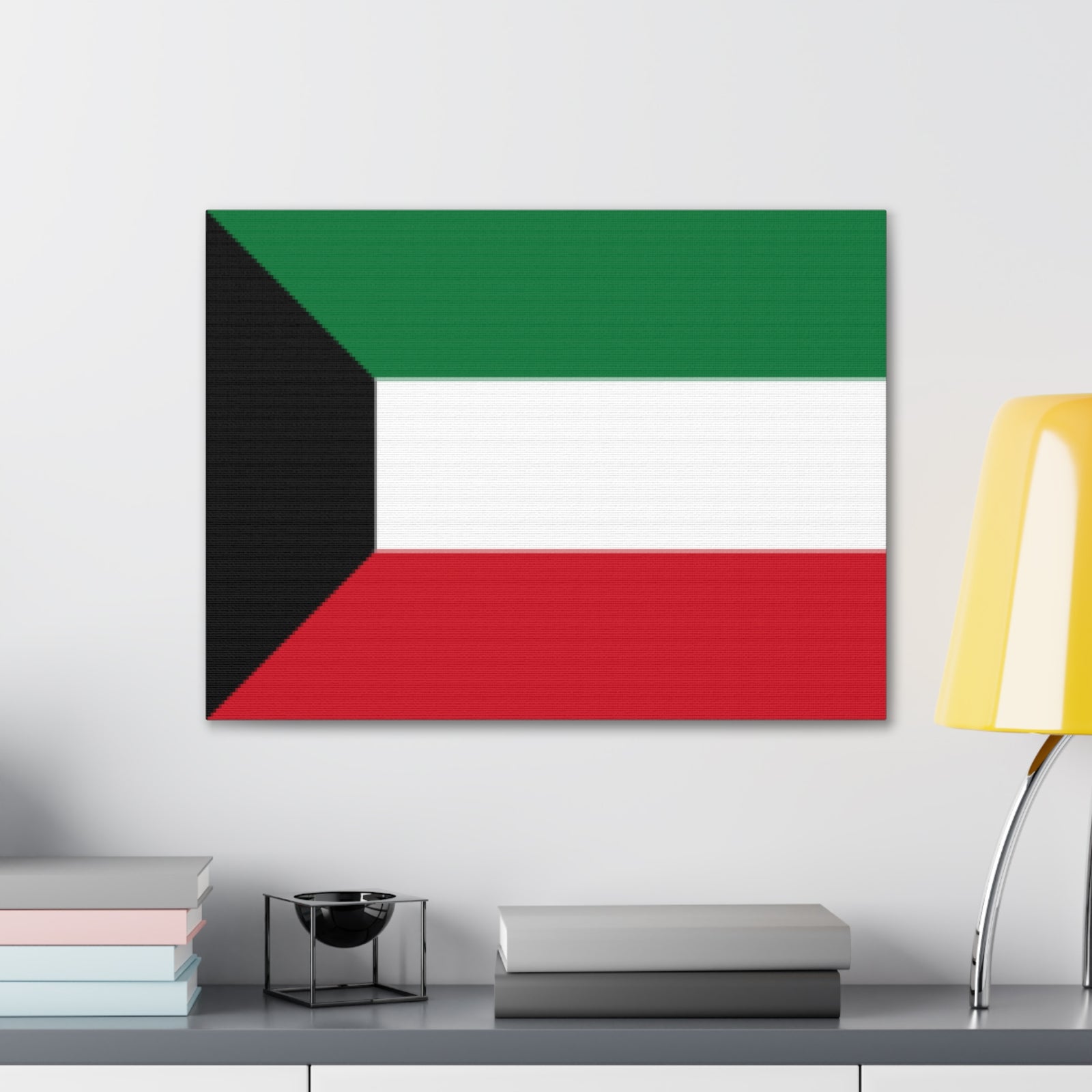 Kuwait Country Flag Canvas Vibrant Wall Art Unframed Home Decor-Express Your Love Gifts