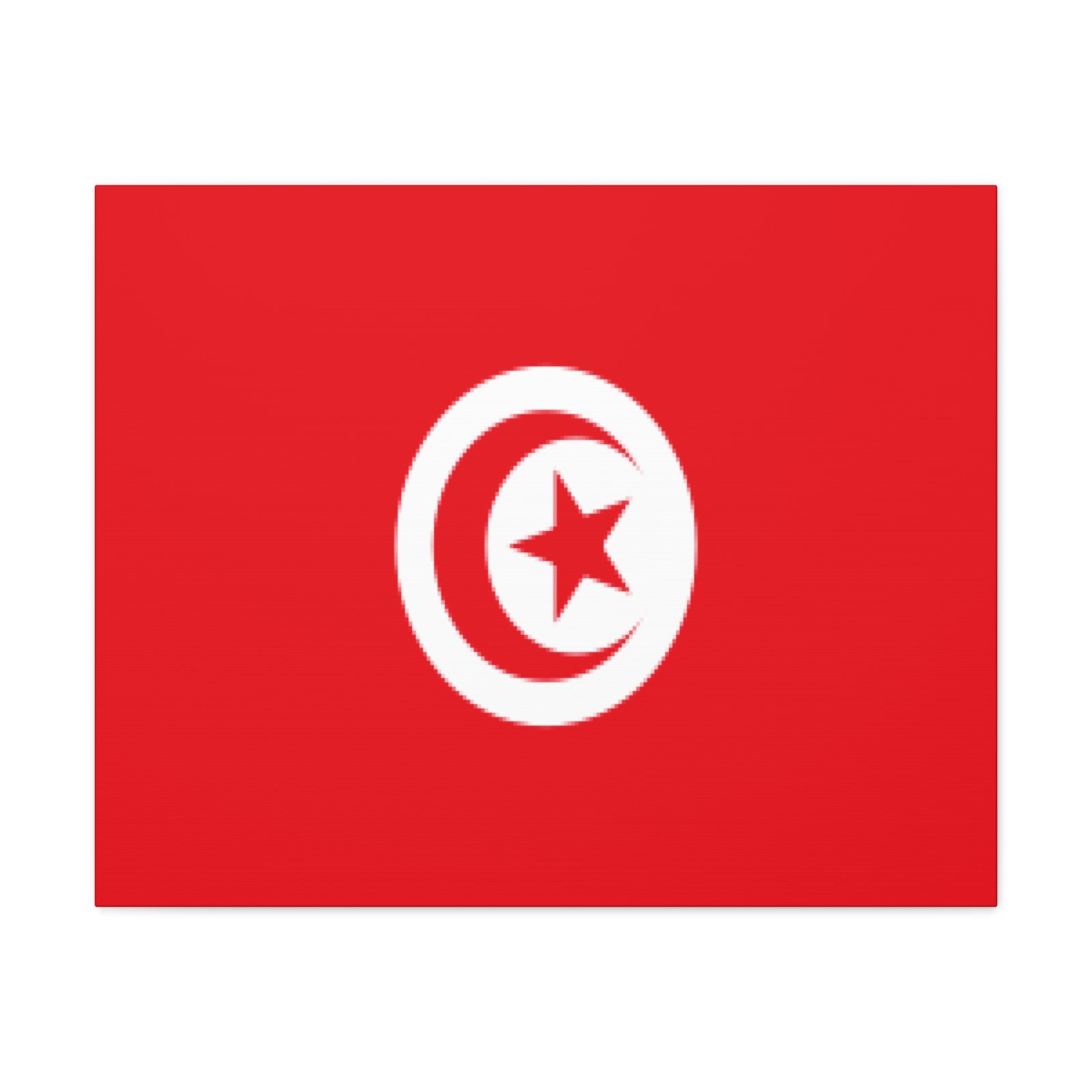 Tunisia Country Flag Canvas Vibrant Wall Art Unframed Home Decor-Express Your Love Gifts