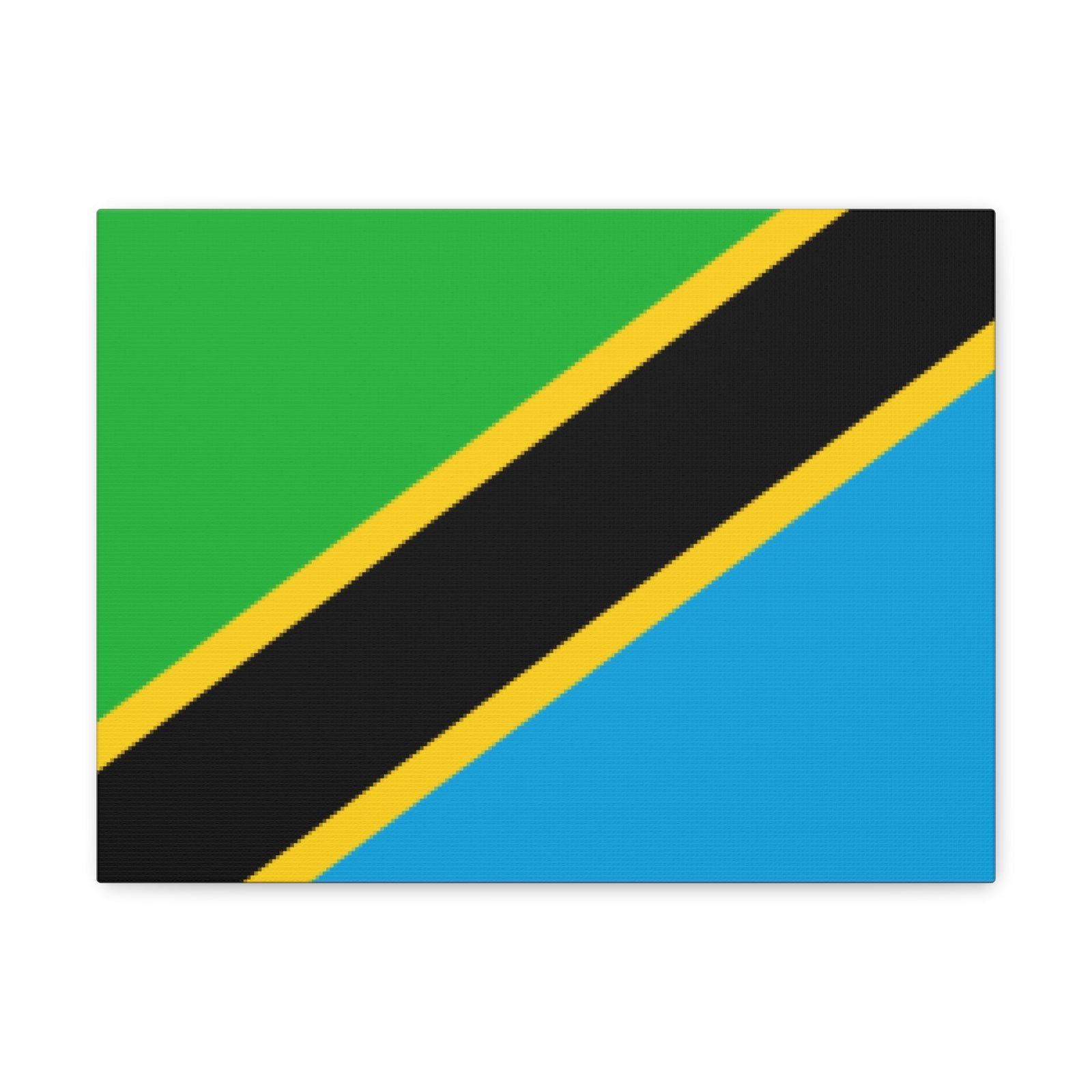 Tanzania Country Flag Canvas Vibrant Wall Art Unframed Home Decor-Express Your Love Gifts