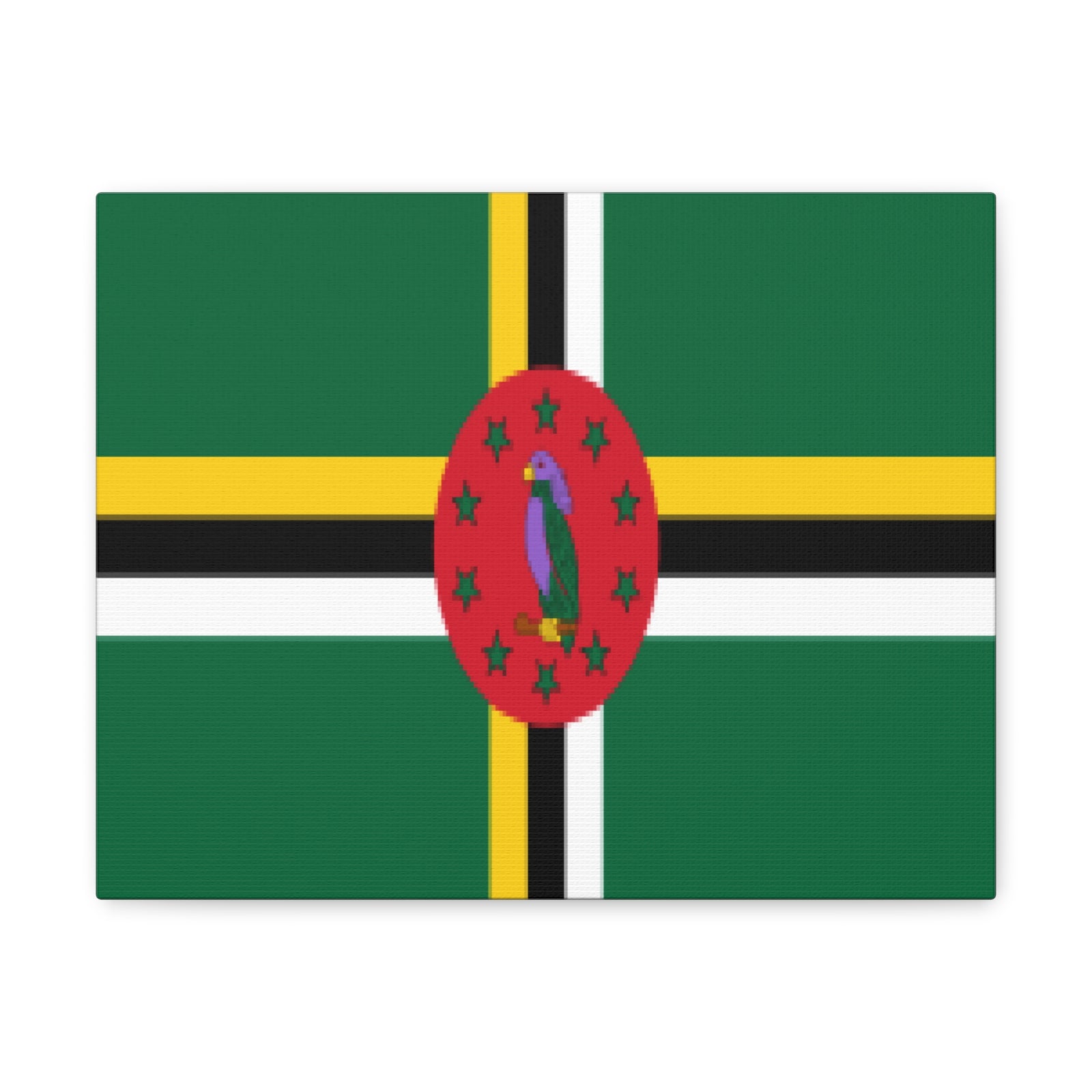 Dominica Country Flag Canvas Vibrant Wall Art Unframed Home Decor-Express Your Love Gifts